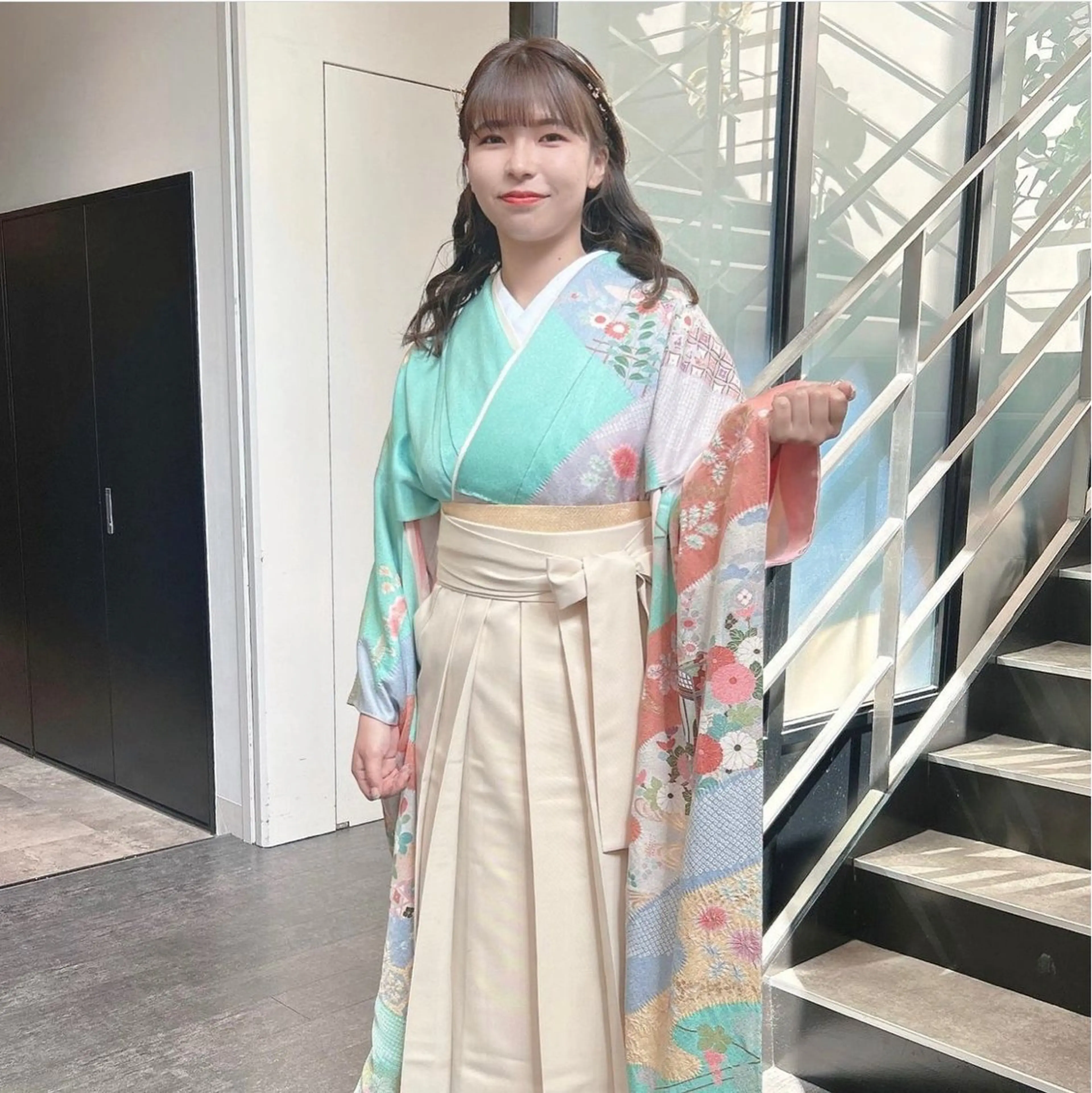 ロング カラー パーマ ヘアアレンジ 卒業式のヘアスタイル 着付け GOTODAY SHAiRE SALON (原宿本店)所属・stylist 🎀 kanaのその他イメージ