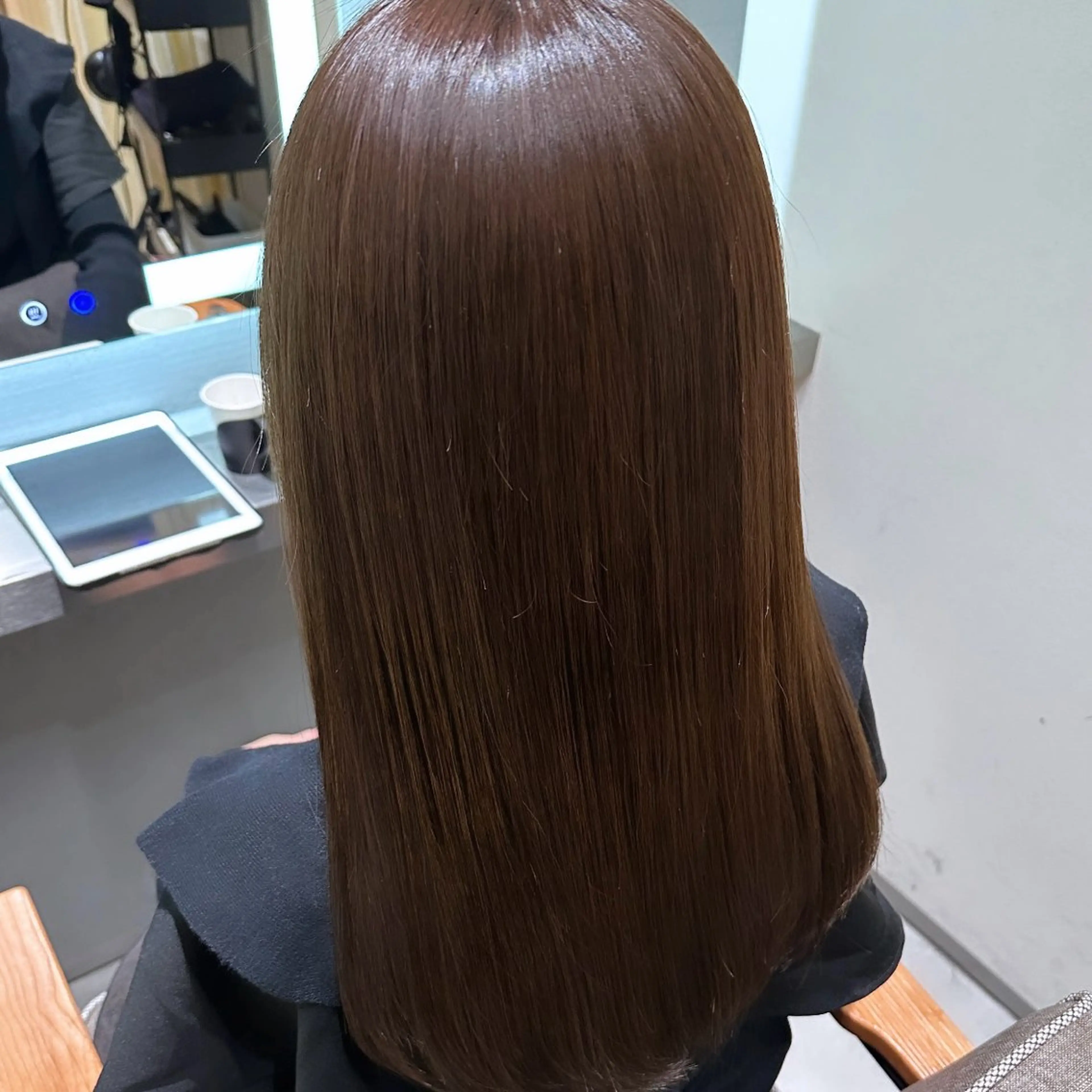 ロング カラー ヘアアレンジ 髪質改善 トリートメント 酸熱トリートメント カット ヘアカラー トリートメント 🇰🇷韓国ｽﾀｲﾙ ﾚｲﾔｰ/ayanaのヘアスタイル