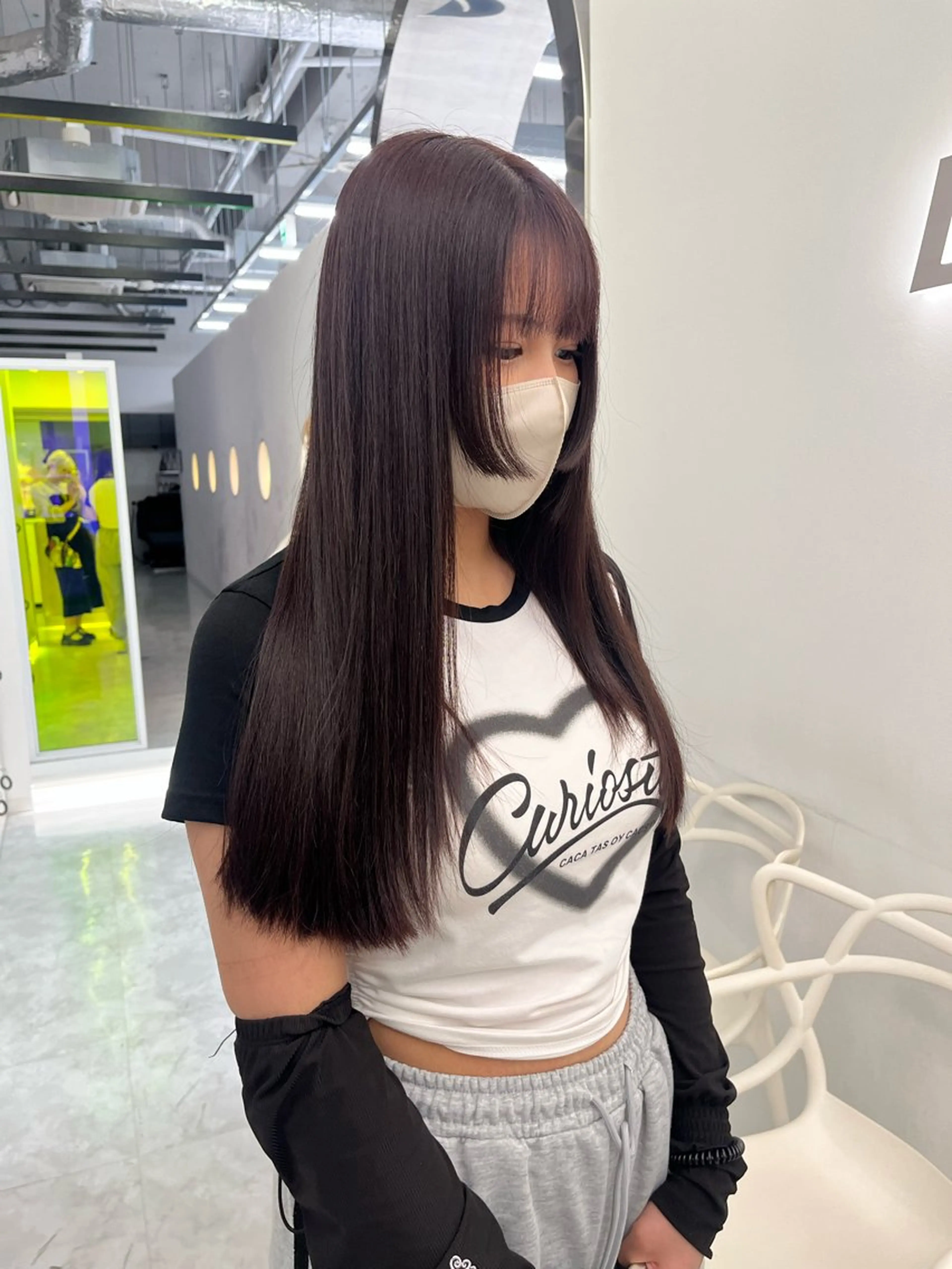 セミロング カラー ヘアアレンジ 愛されカラー🩷 はるなのヘアスタイル