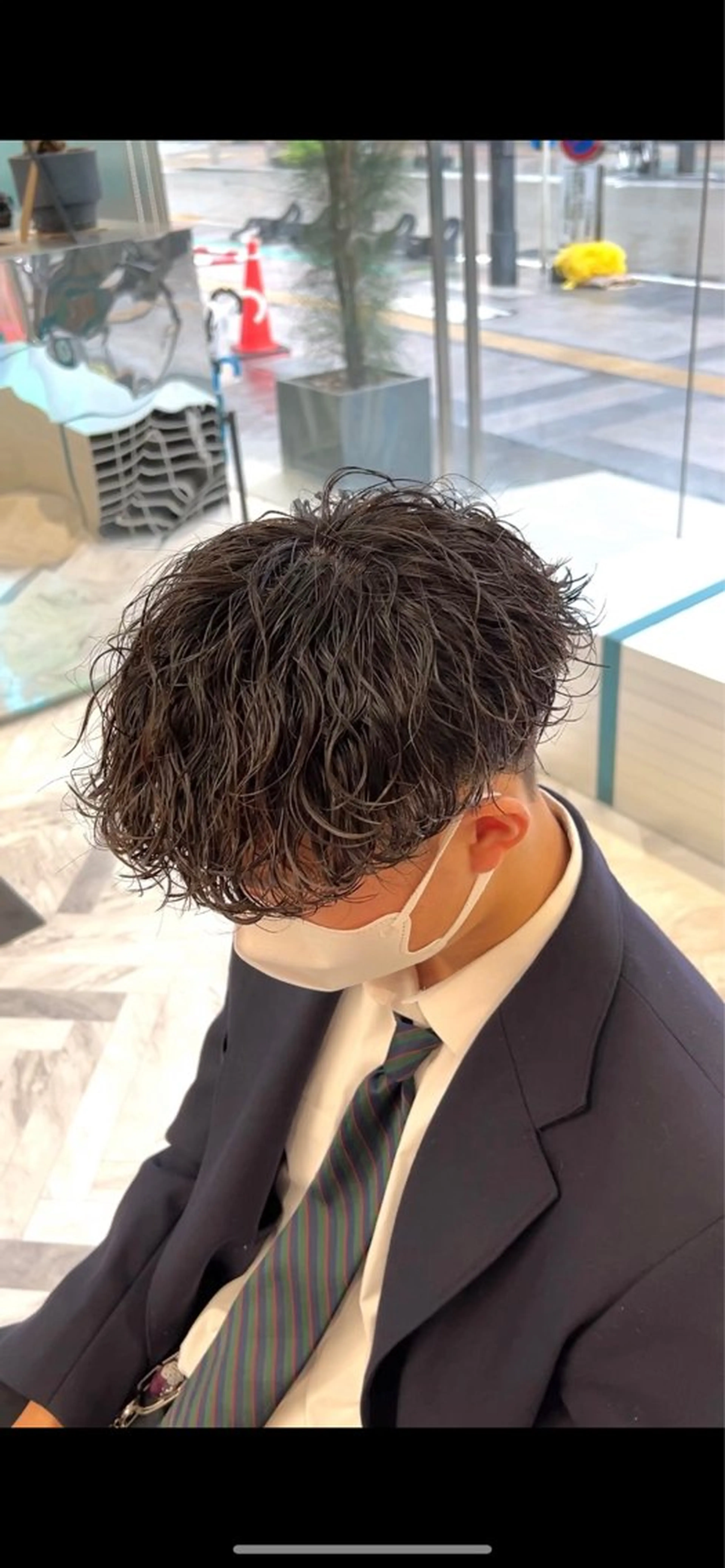 パーマ メンズ シャドウパーマ/ ルーズパーマ/メンズのヘアスタイル