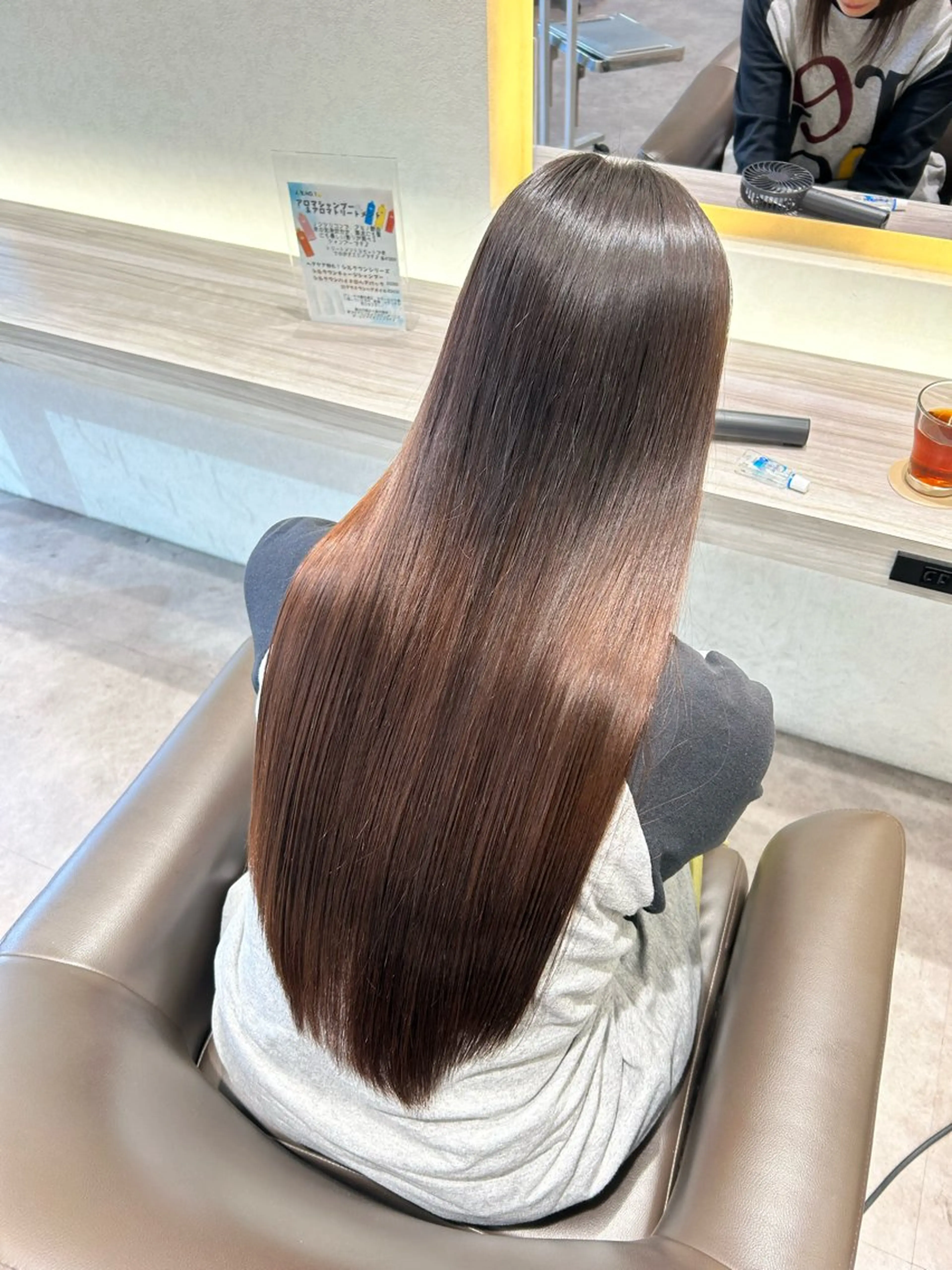 ロング カット 縮毛矯正 鈴木 颯のヘアスタイル