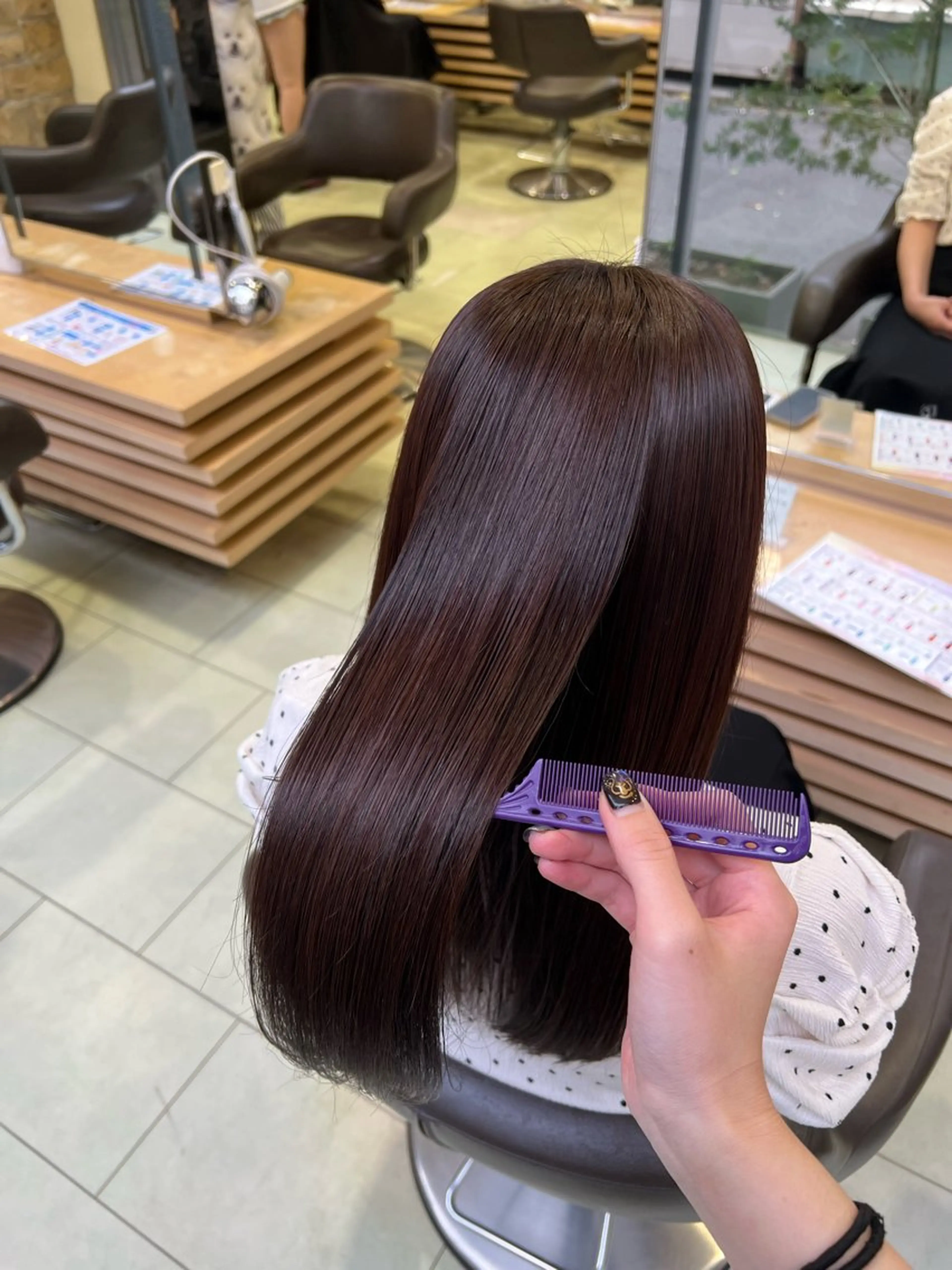 カラー カット ヘアカラー トリートメント 艶カラー/eye 🫧ྀི/栞のヘアスタイル