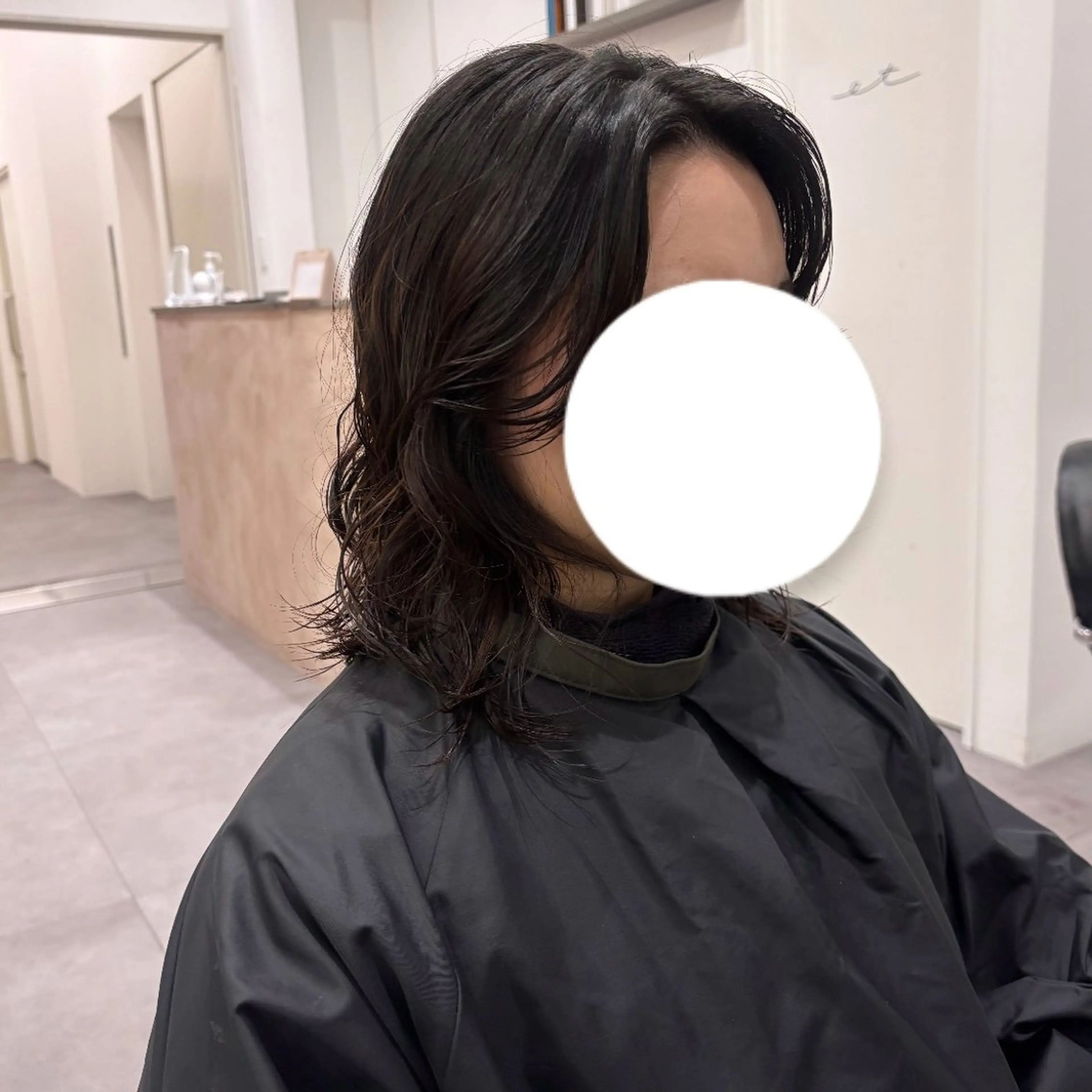 ミディアム パーマ カット パーマ mai 🎀 / 梅田美容室のヘアスタイル