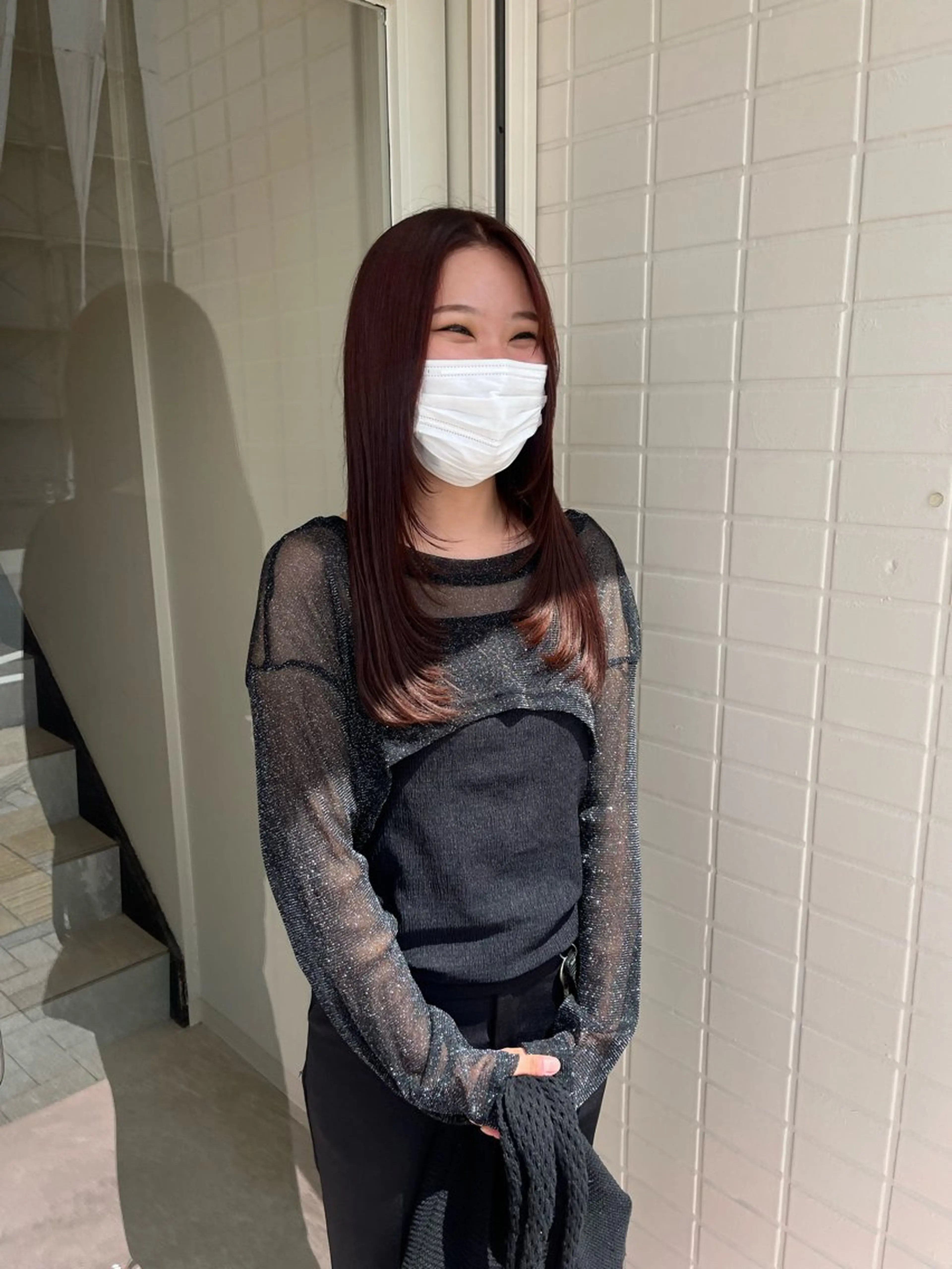 セミロング カラー Leyシェアサロン所属・中井亜未/ 姫路ボブのヘアスタイル