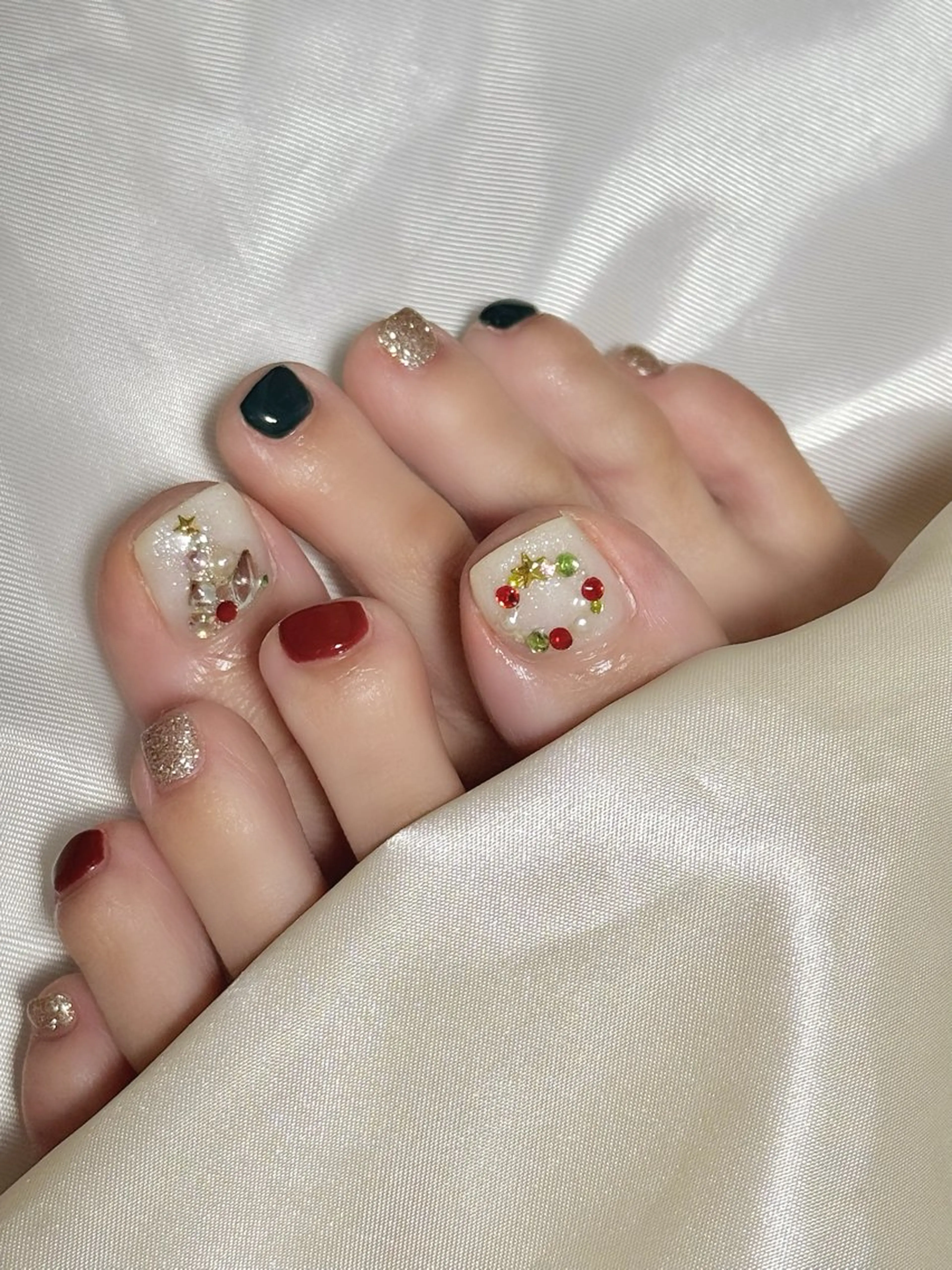 ネイル フットネイル miryeonail ミリョネイルのネイルデザイン