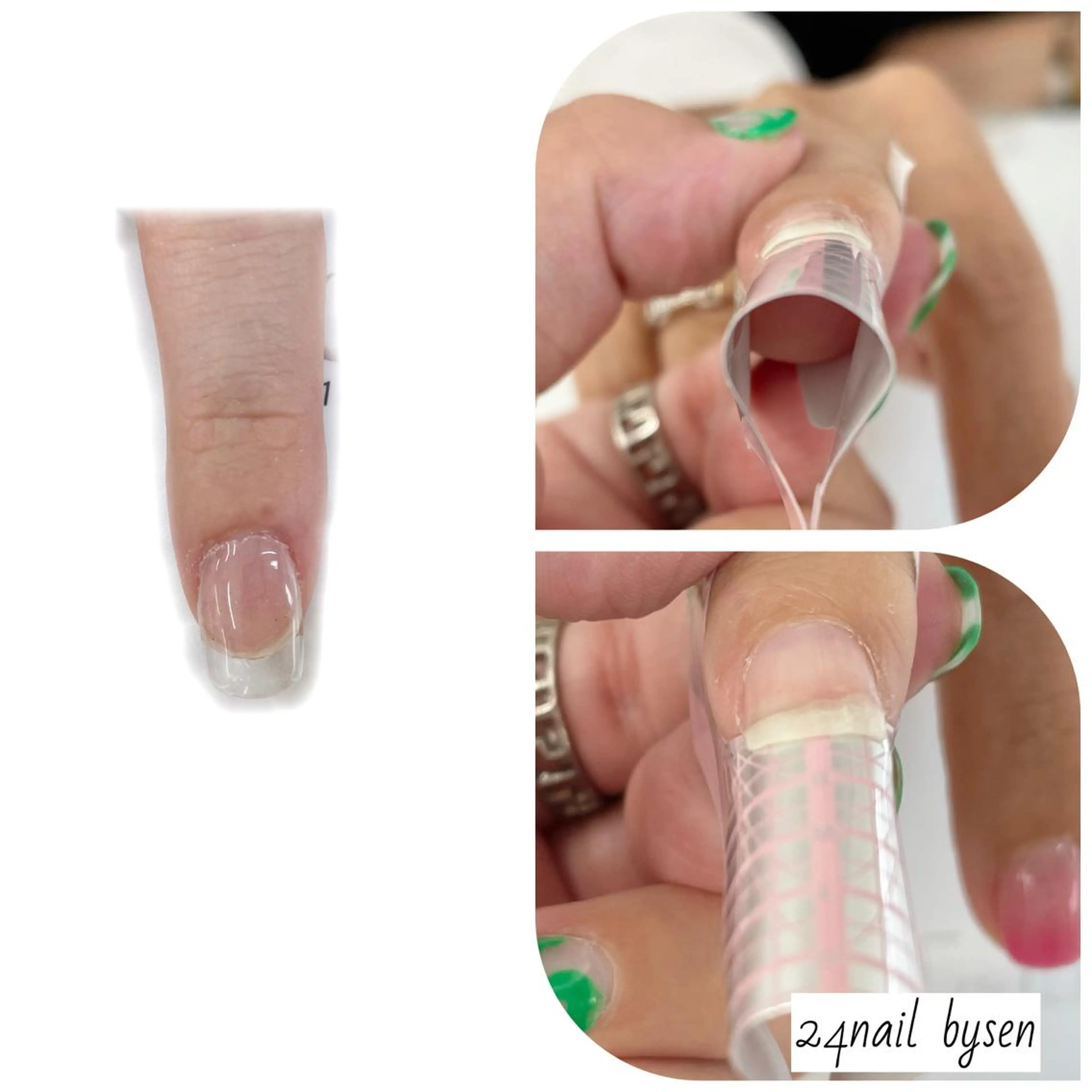 ネイル 長さ出し ジェルネイル スカルプネイル Atelier by 24nail/Ayaのネイルデザイン