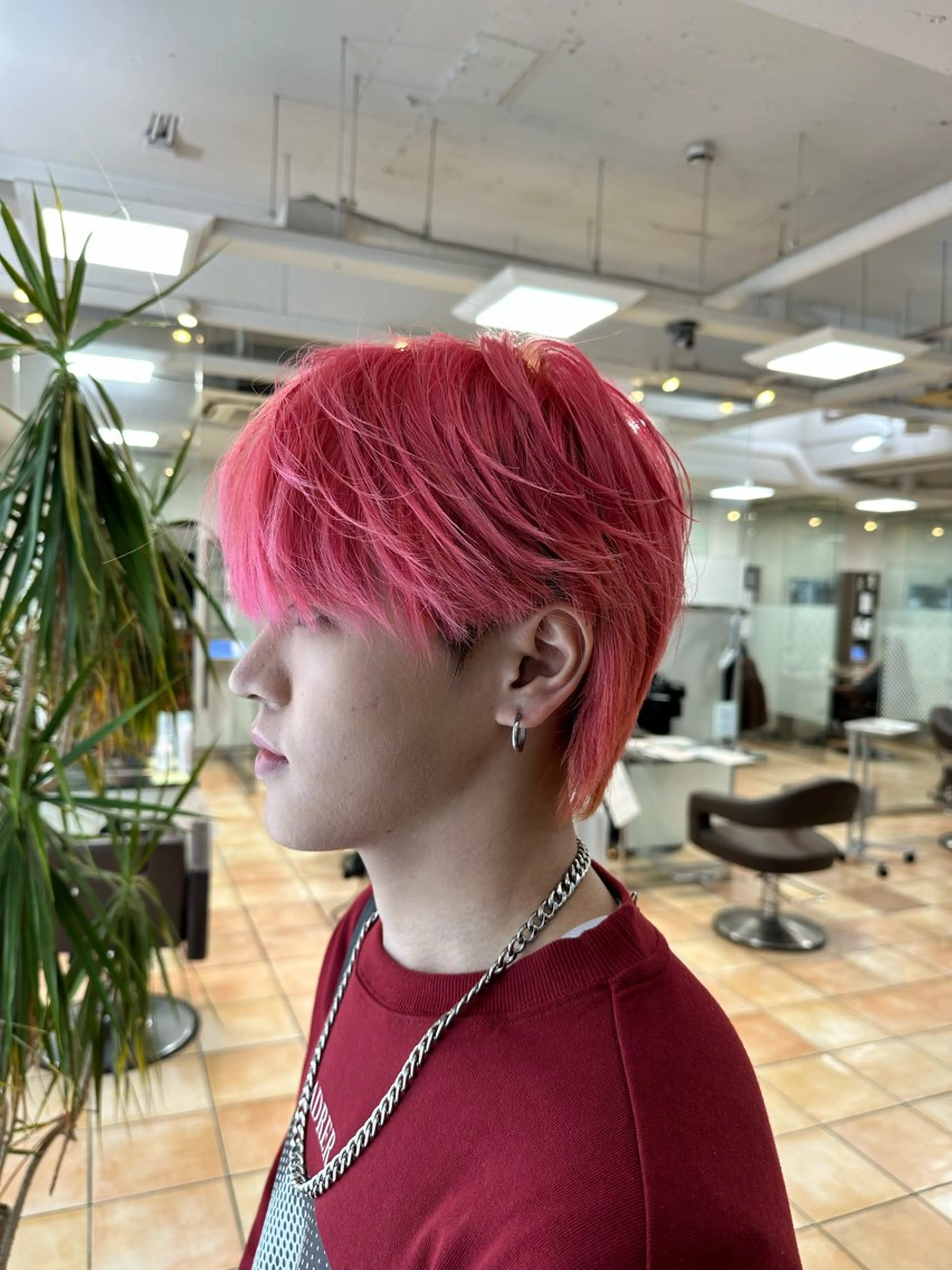 カラー メンズ 鈴木 隆威のヘアスタイル