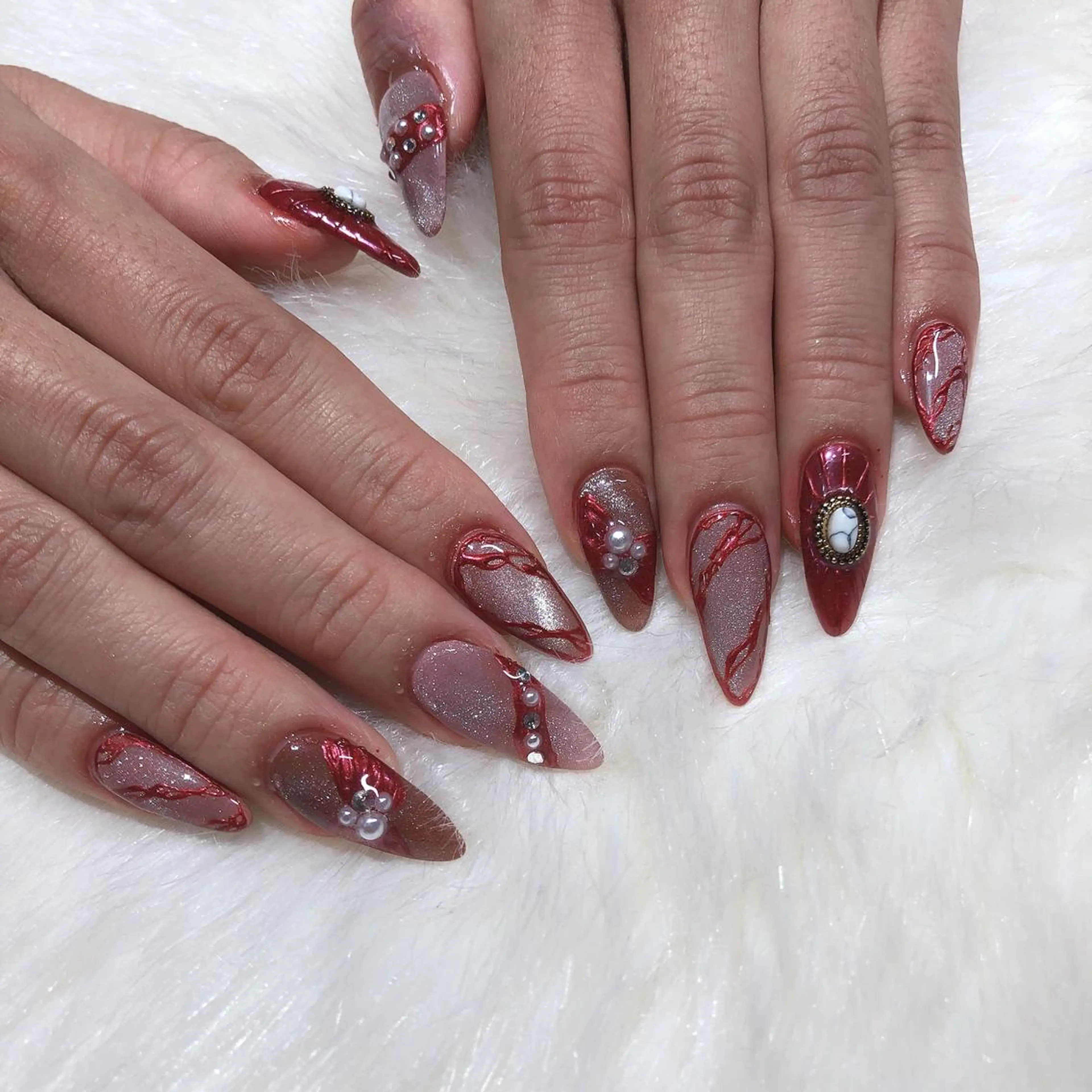 ネイル ハンドネイル フットネイル ハンドケア Nes.Nail所属・Miyagi Asamiのネイルデザイン