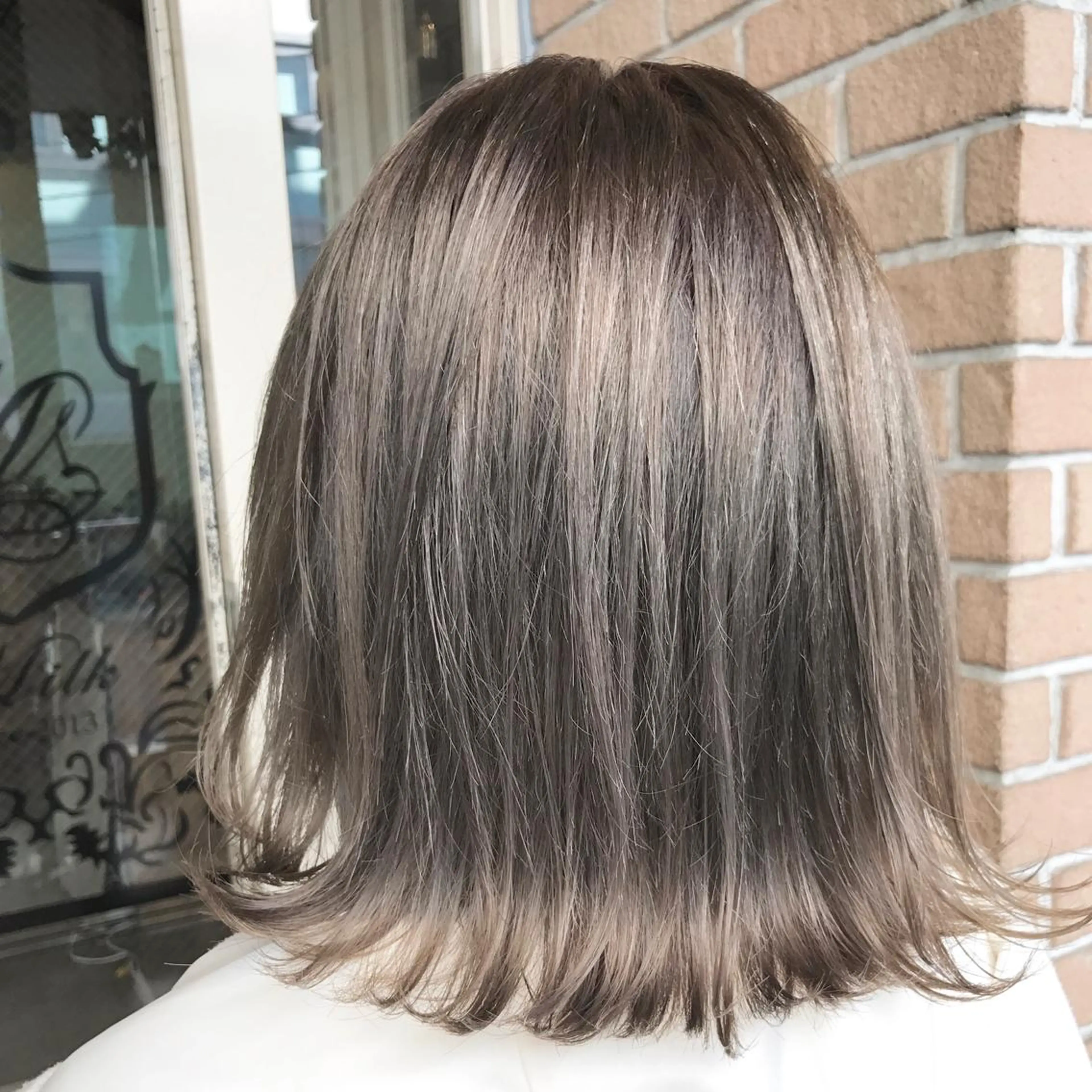 ミディアム カラー パーマ ヘアアレンジ メンズ キッズ ネイル マツエク・マツパ ベージュカラー サロンドミルク 原宿のヘアスタイル