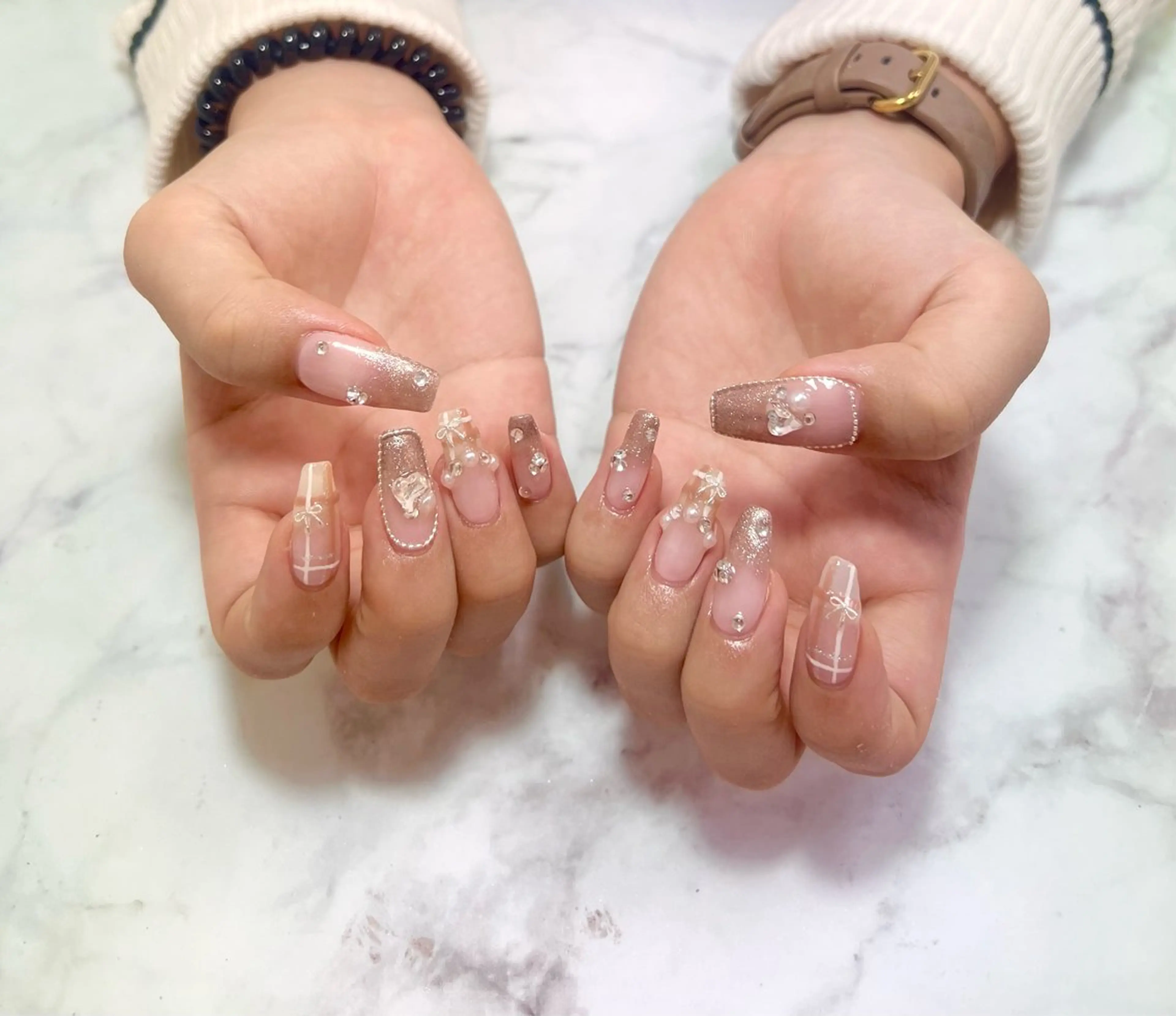 ハンドネイル♡アートやり放題（オフなし）の写真