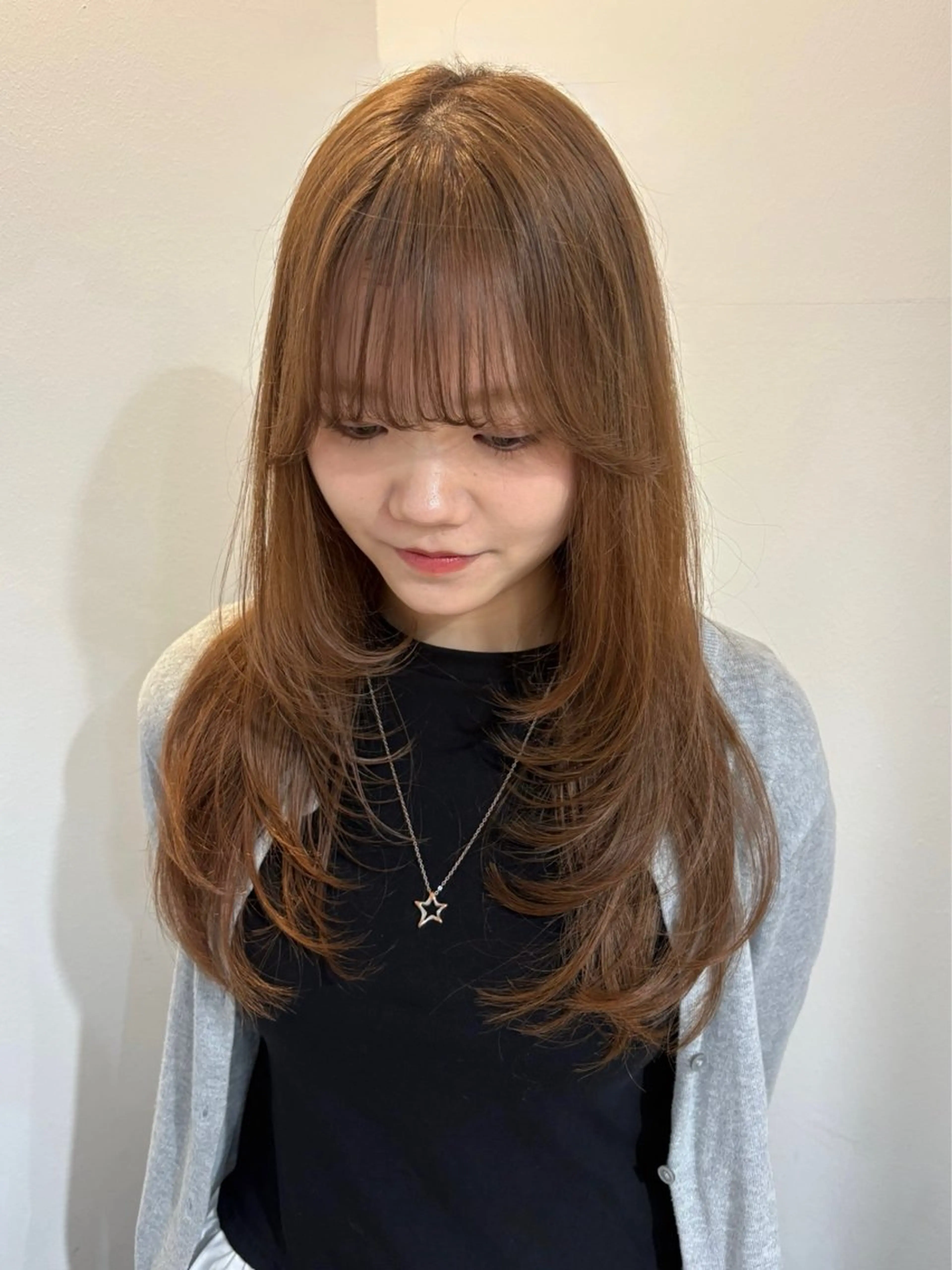 セミロング カラー カット ヘアカラー トリートメント kanami/ 中崎町美容室のヘアスタイル