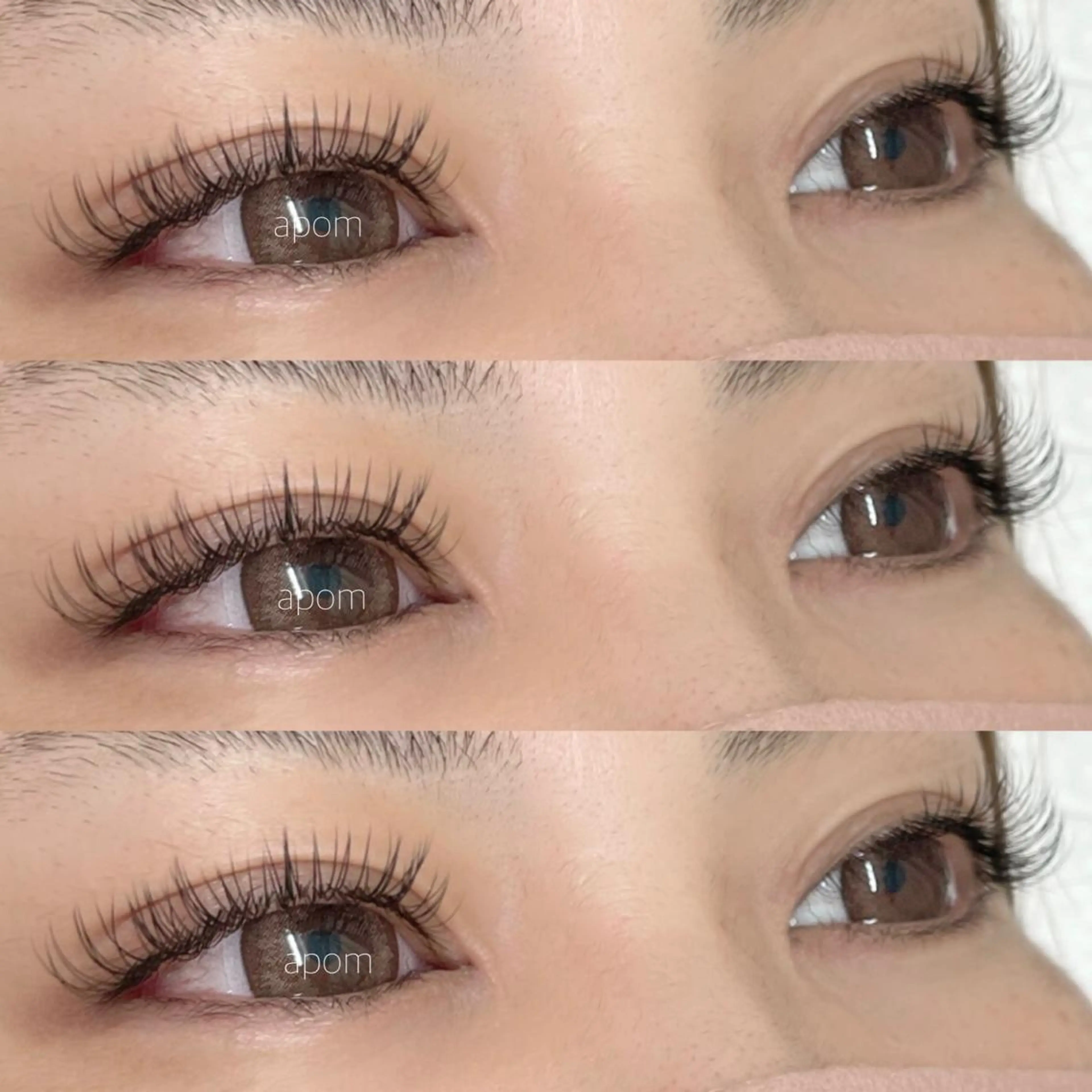 マツエク・マツパ マツエク apom 森分のマツエク・マツパデザイン