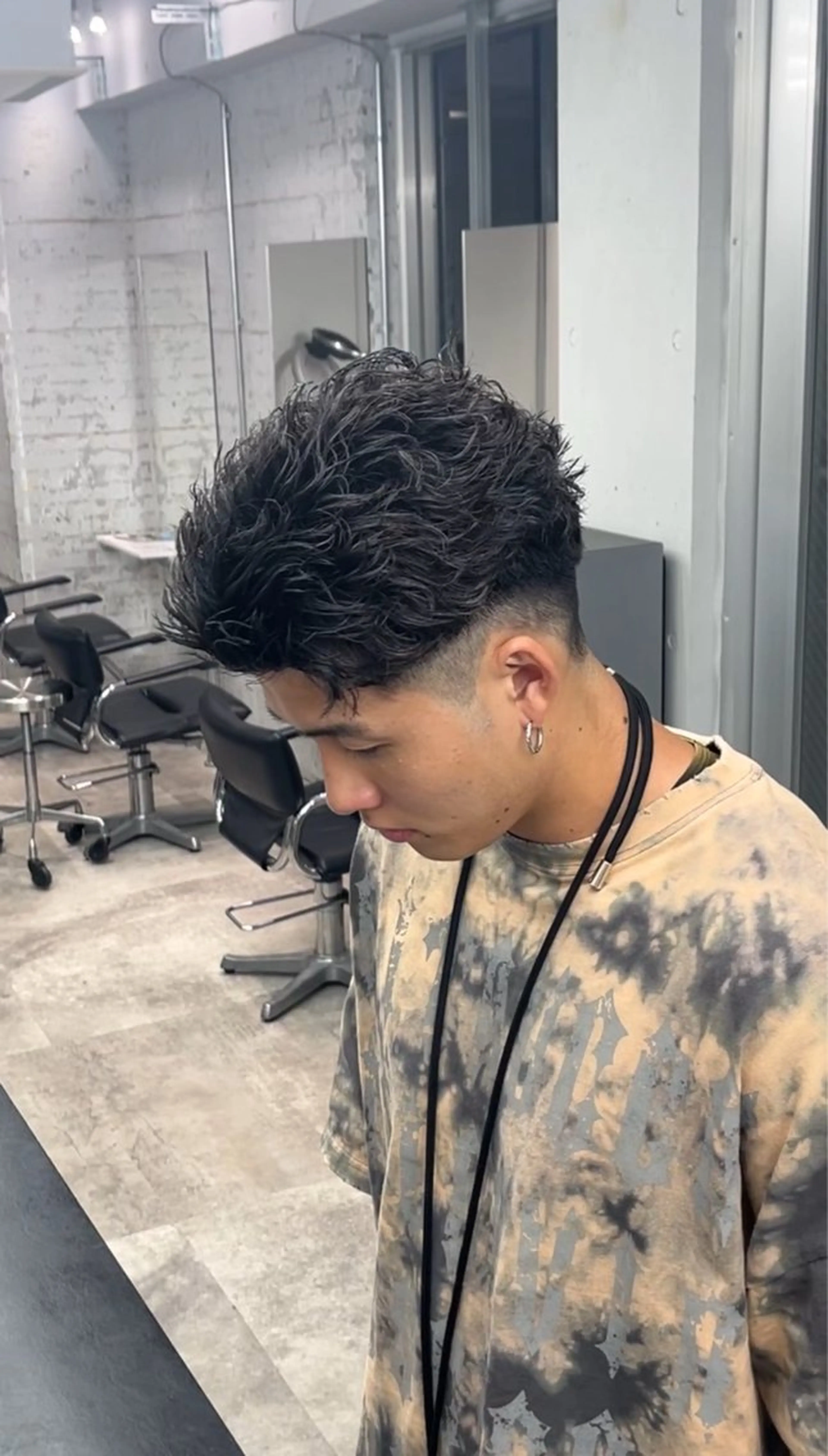 パーマ メンズ カット パーマ ØVARL　Jingumae所属・OVARL/ メンズパーマ/きらりのヘアスタイル