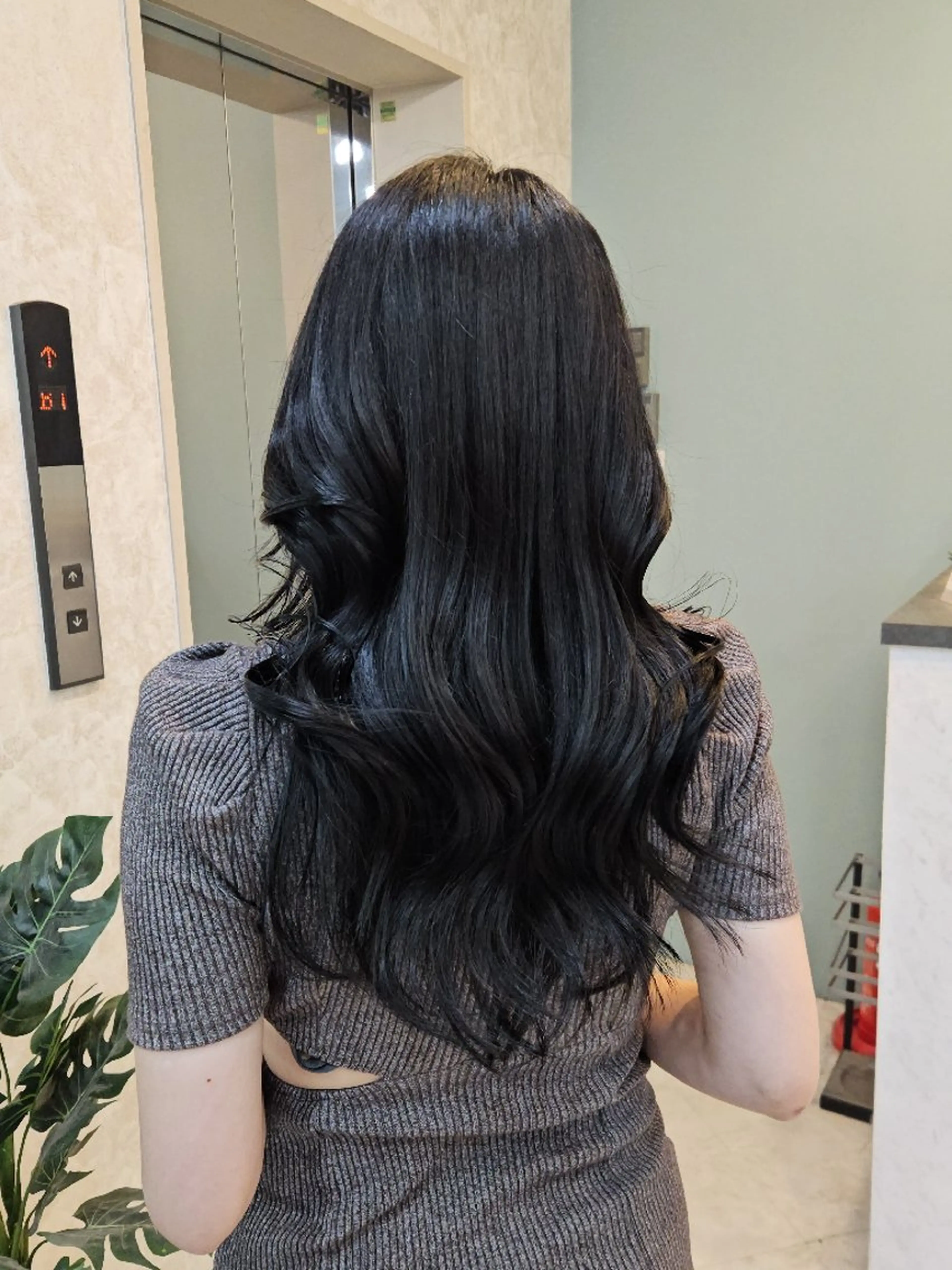 ロング 韓国風ヘア レイヤーカット カット ヘアカラー トリートメント ミク🇰🇷 /Agu hairのヘアスタイル