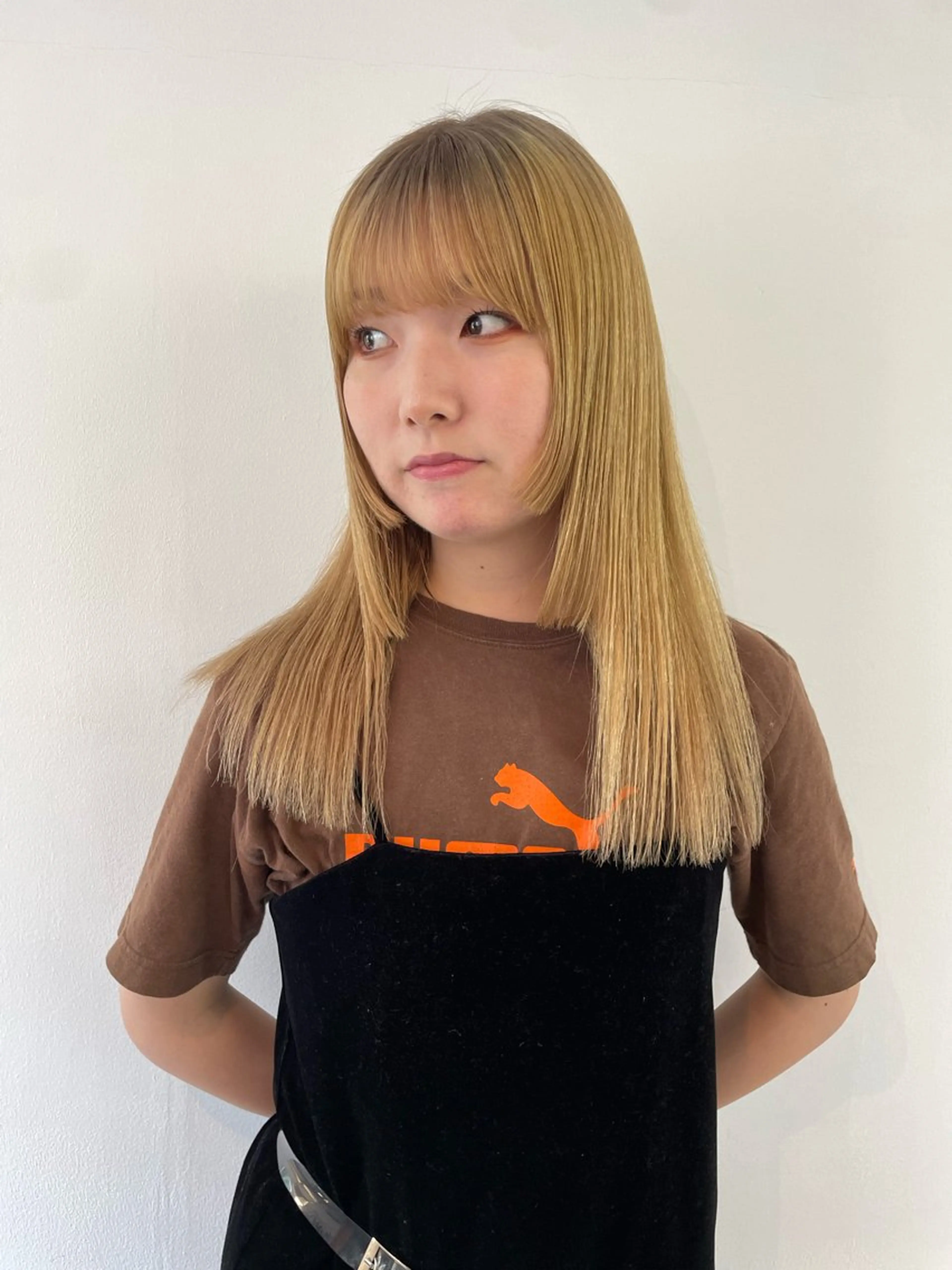 ロング カット sakura🌸 レイヤー/韓国ヘアのヘアスタイル