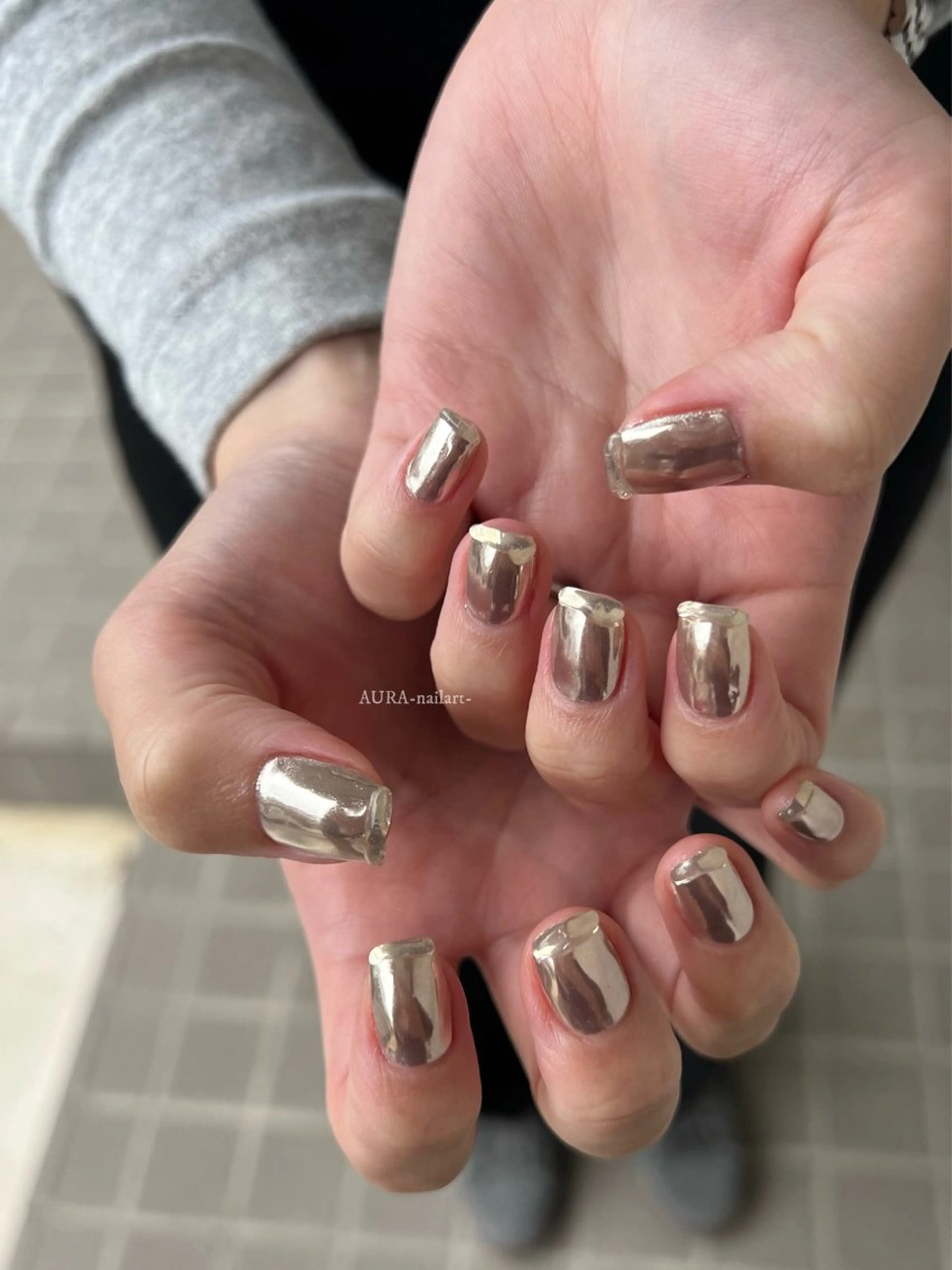 ネイル ハンドネイル AURA nailartのネイルデザイン