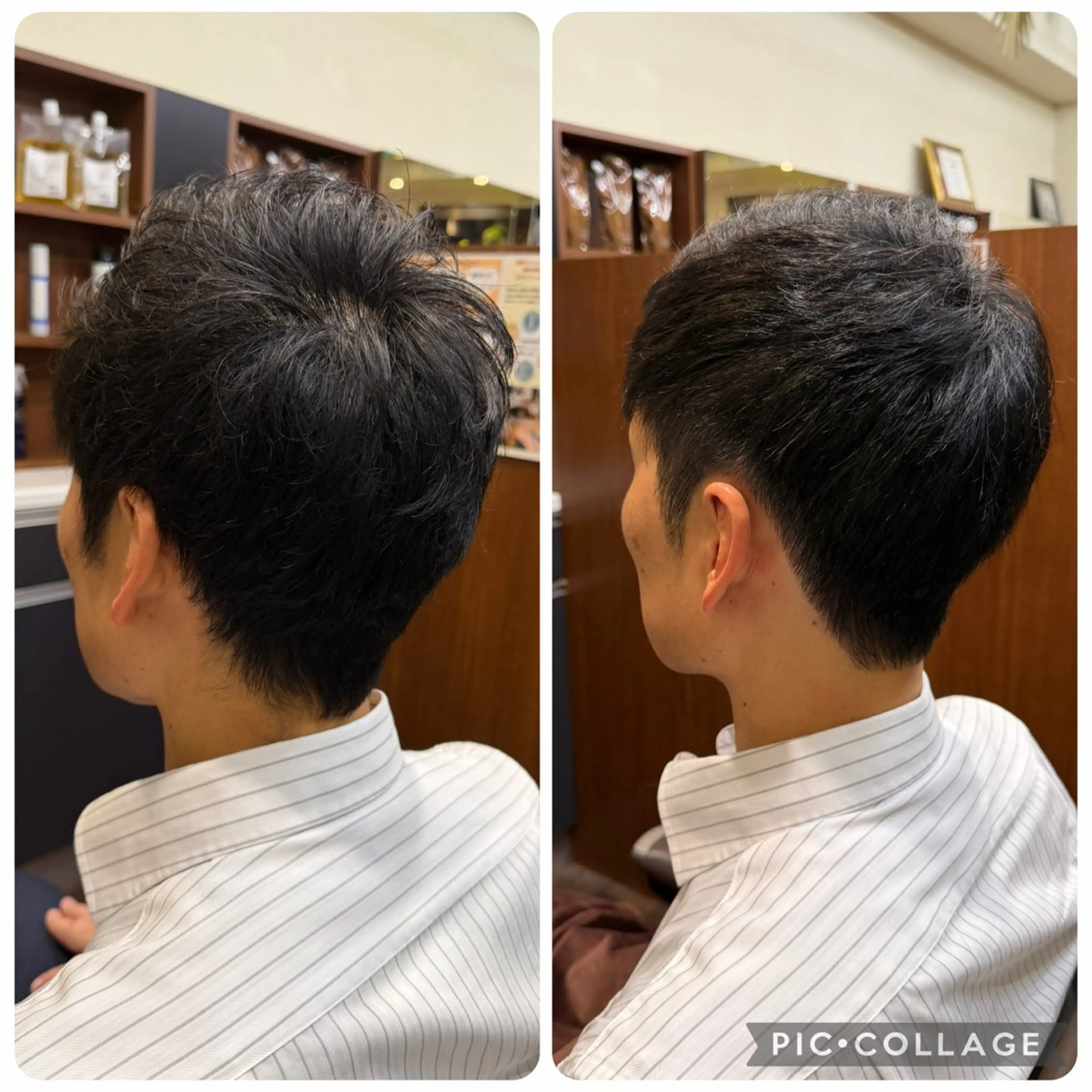 ショート メンズ 💈 中山 静香のヘアスタイル