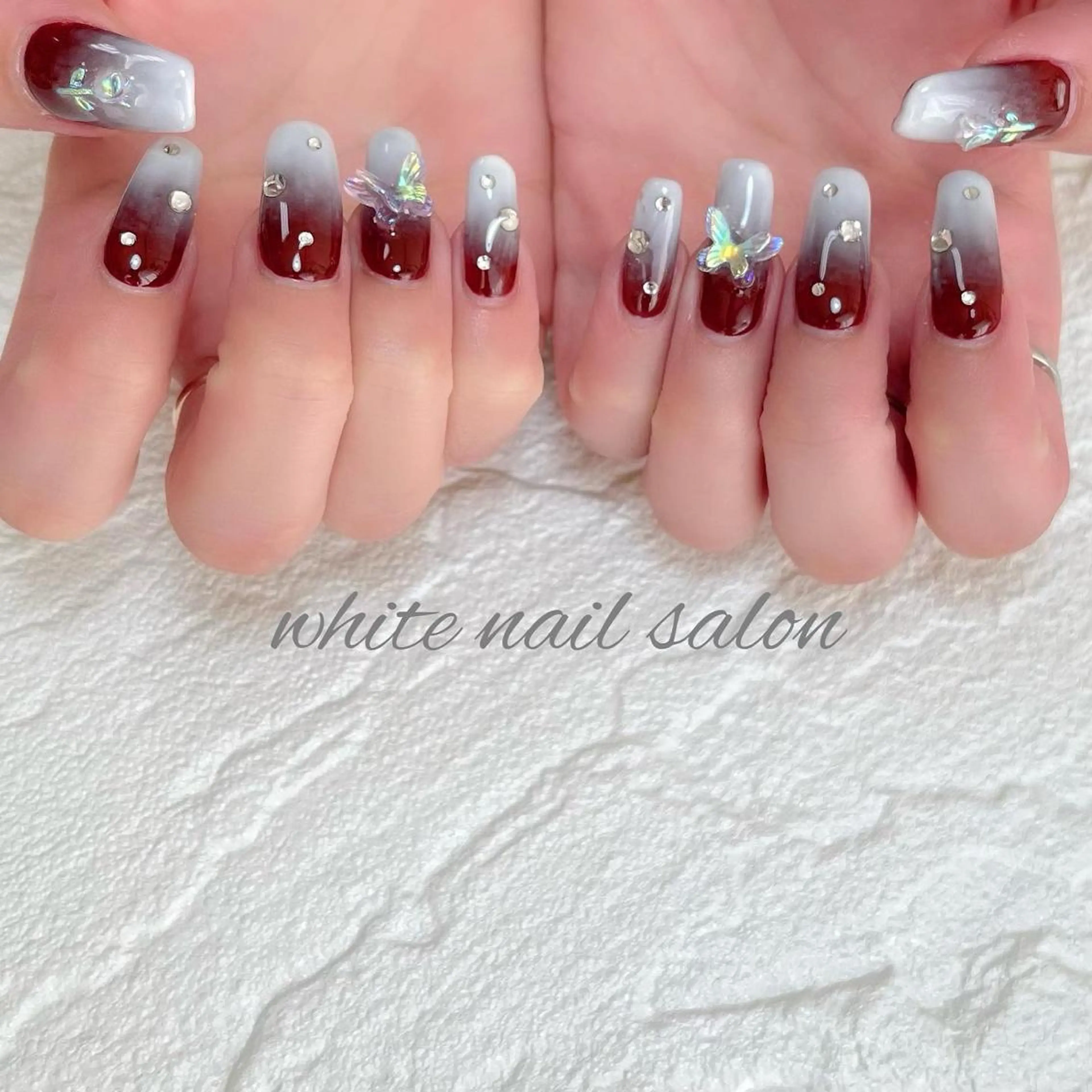 ネイル フットネイル ジェルネイル ハードジェル ラメ(グリッター) 持ち込み ハンドネイル white nail salonのネイルデザイン