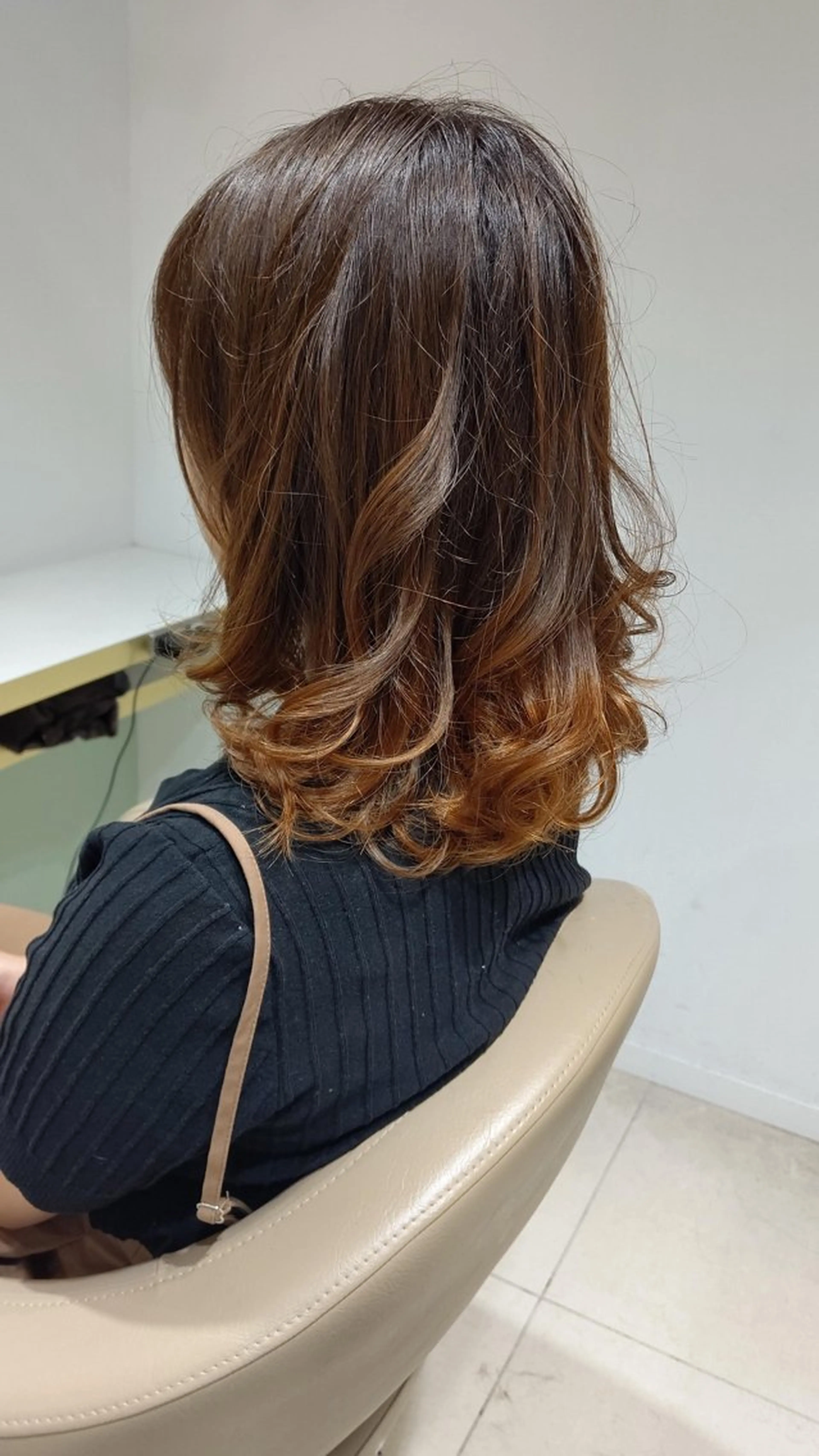 セミロング トリートメント カット ヘアカラー トリートメント hair&make earth元住吉店所属・滝沢 英昭のヘアスタイル