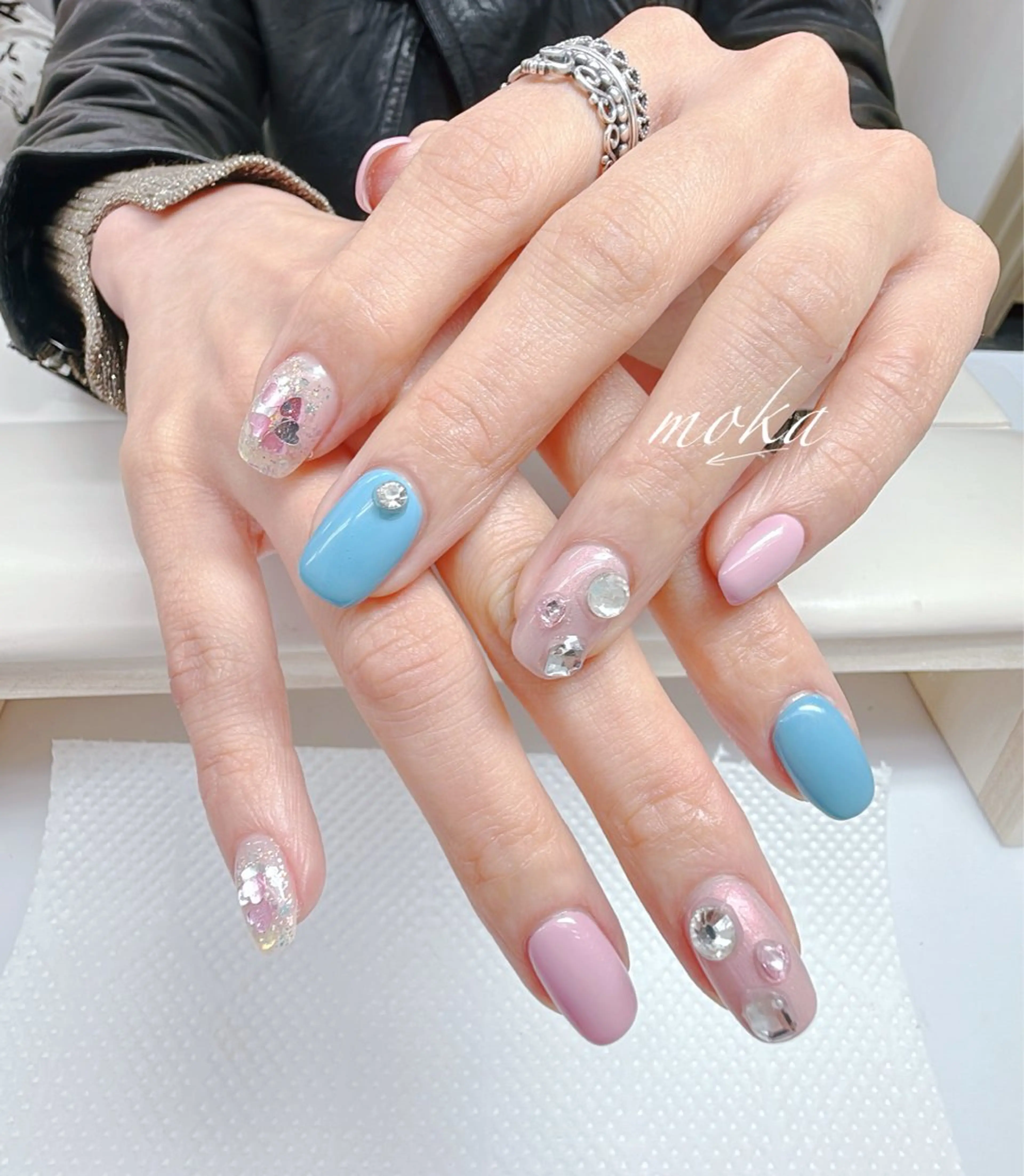ネイル ハンドネイル ハンドケア 胡蝶蘭レディースサロ ンNailMOKAのネイルデザイン