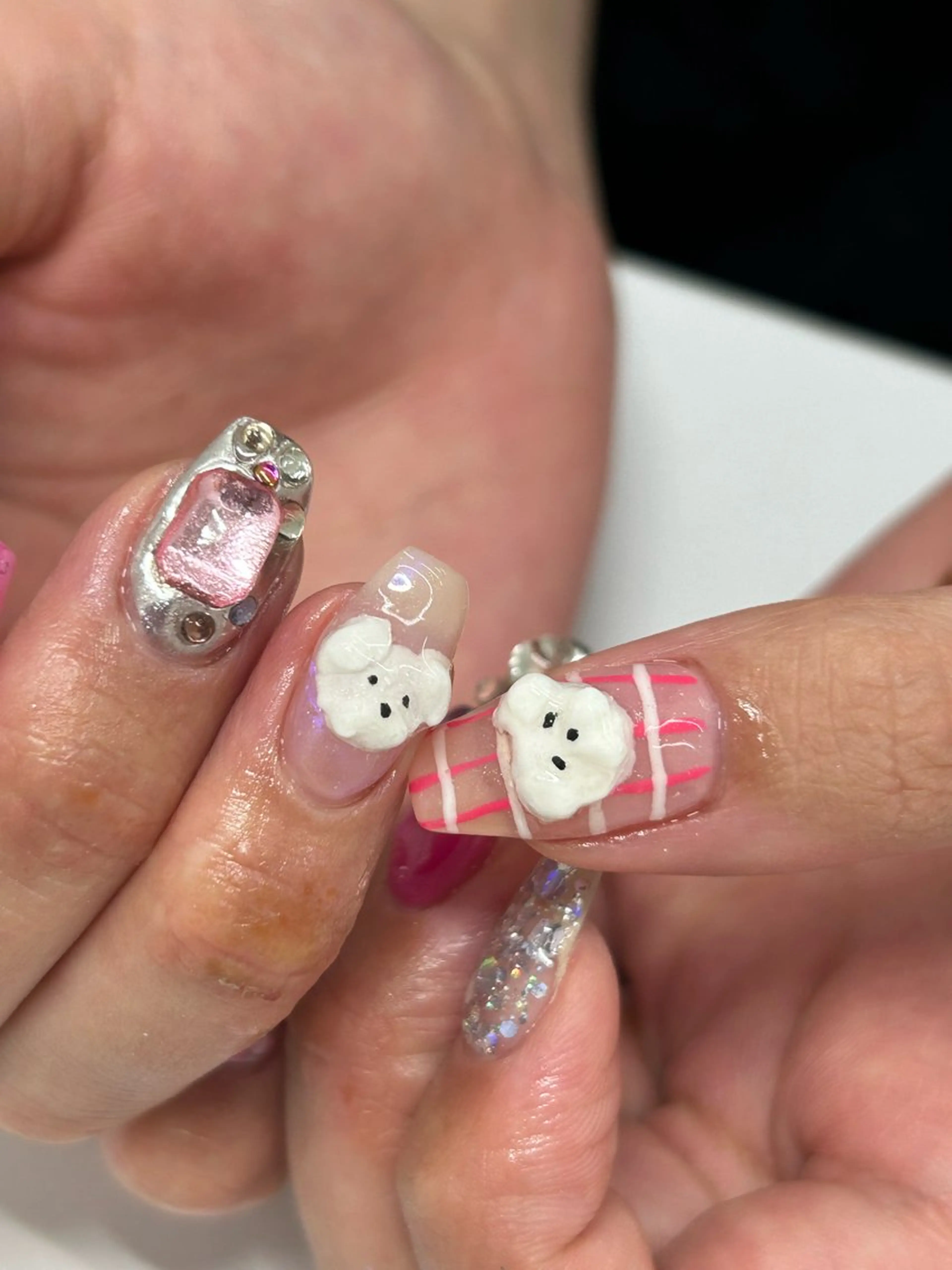 ネイル ハンドネイル プライベートネイルサロンone nail所属・one nail 【カラフル/個性派】のネイルデザイン