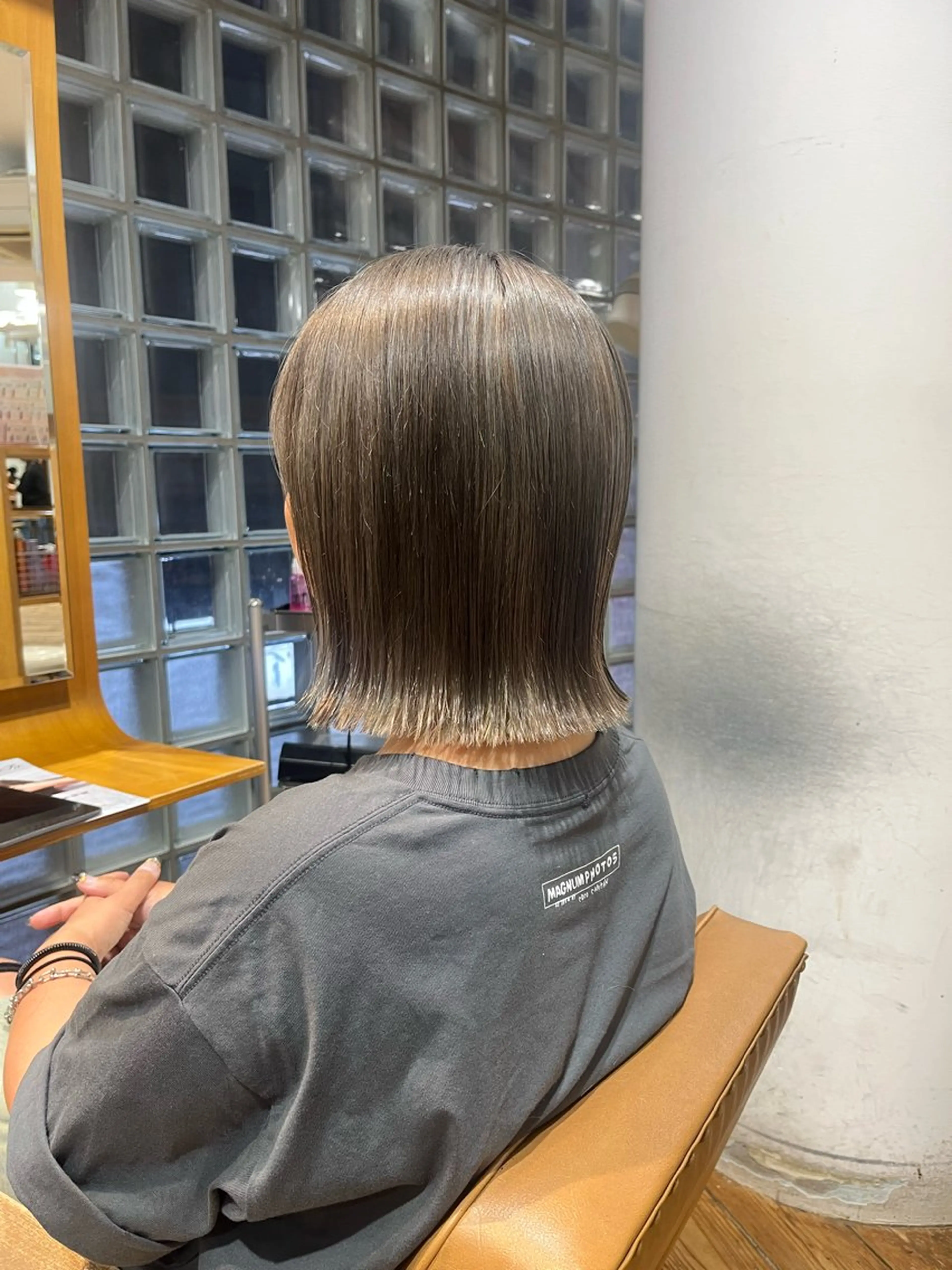 ミディアム カラー カット/パーマモデル 募集🩵　yukaのヘアスタイル