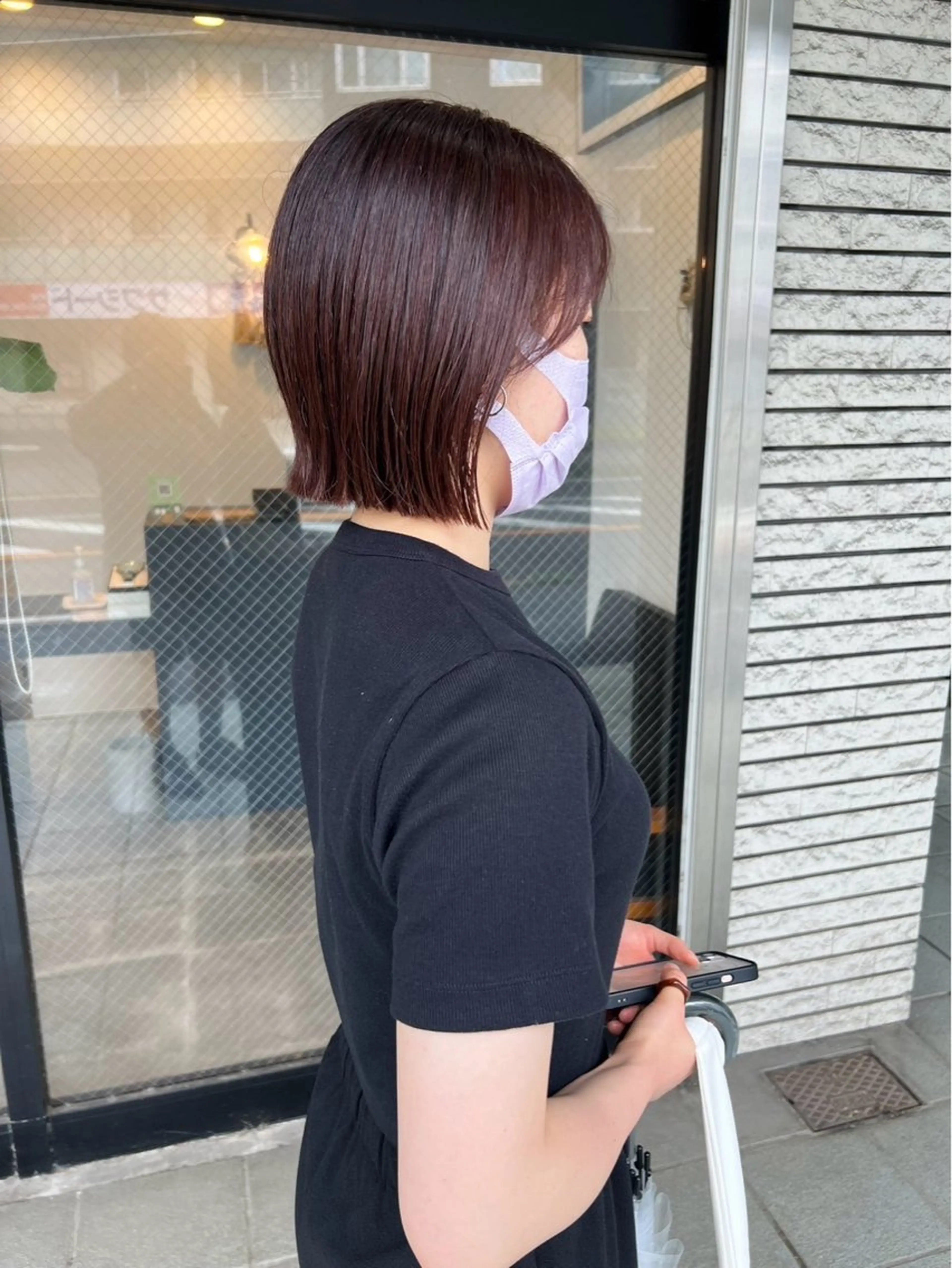 ショート カラー ブラウンカラー ピンクカラー ピンクブラウン ✨️miiro✨️ ✨️セイヤ✨️のヘアスタイル