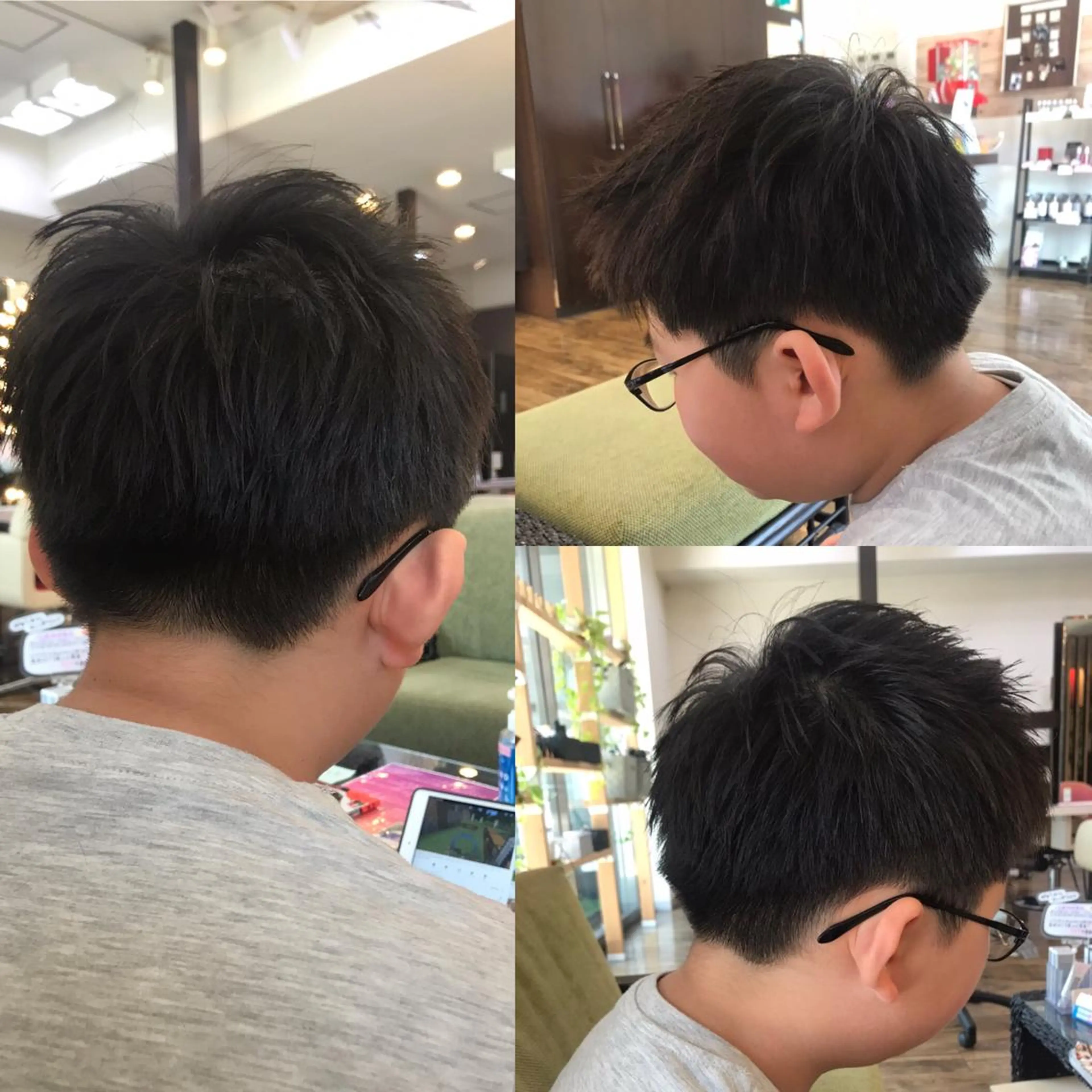 ショート メンズ キッズ 刈り上げ ショートヘア カット 赤羽、髪質改善サロン 吉野リョウスケのヘアスタイル