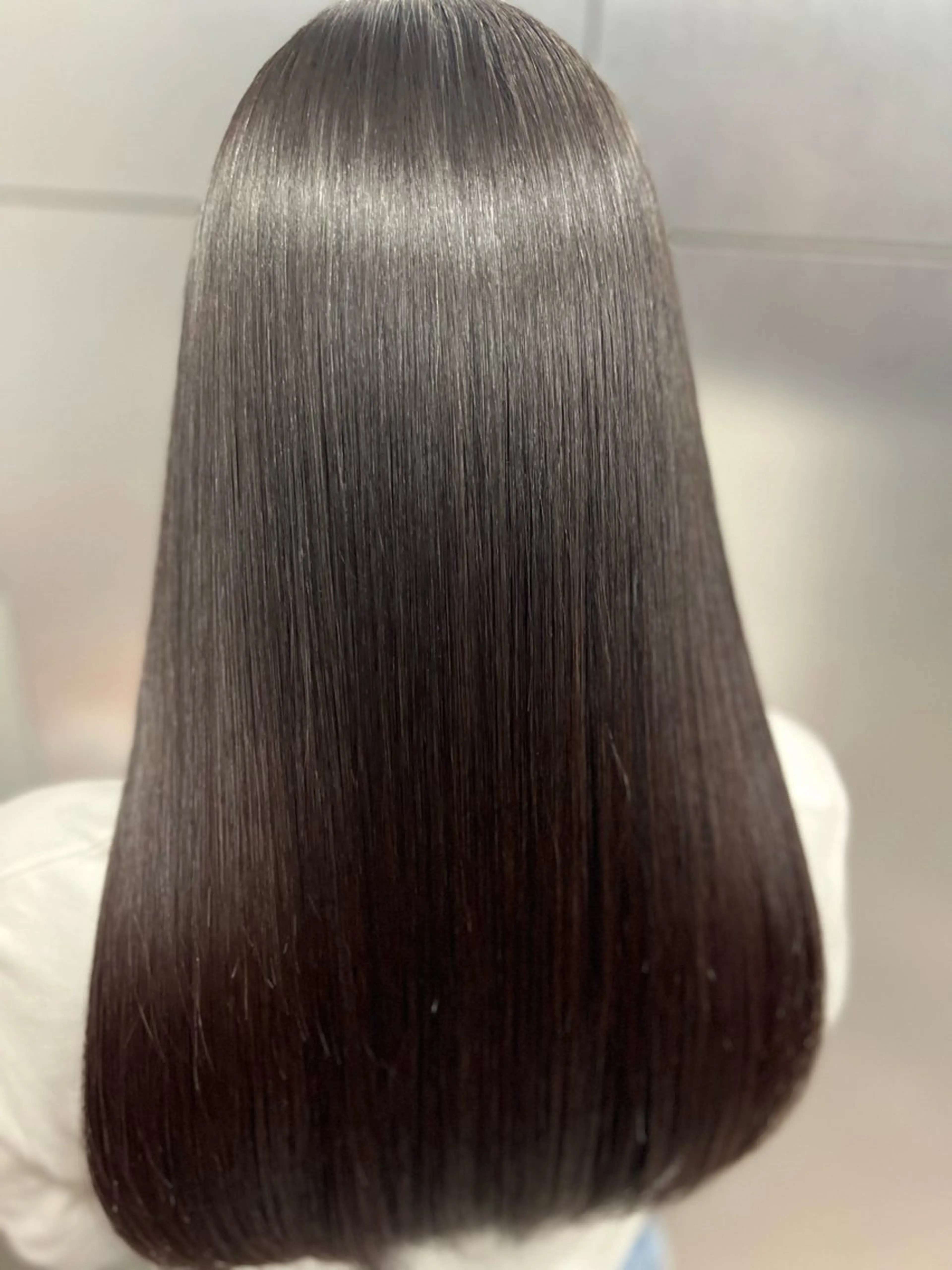 ロング カット 縮毛矯正 トリートメント ❣️韓国/髪質改善 🫧yamato👑のヘアスタイル