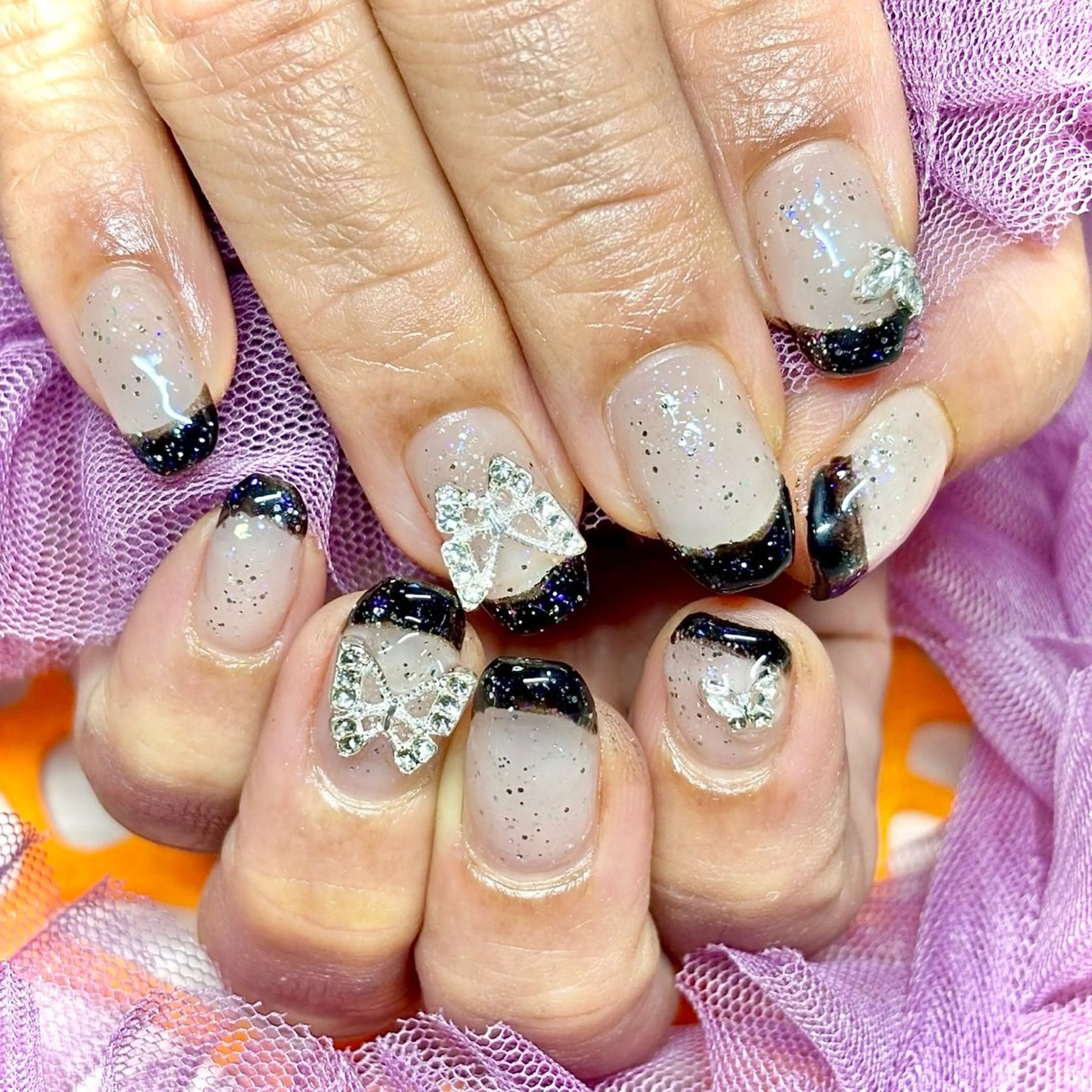 ネイル フットネイル フレンチネイル 韓国ネイル ワンホンネイル miminon 自宅ネイルサロンのネイルデザイン