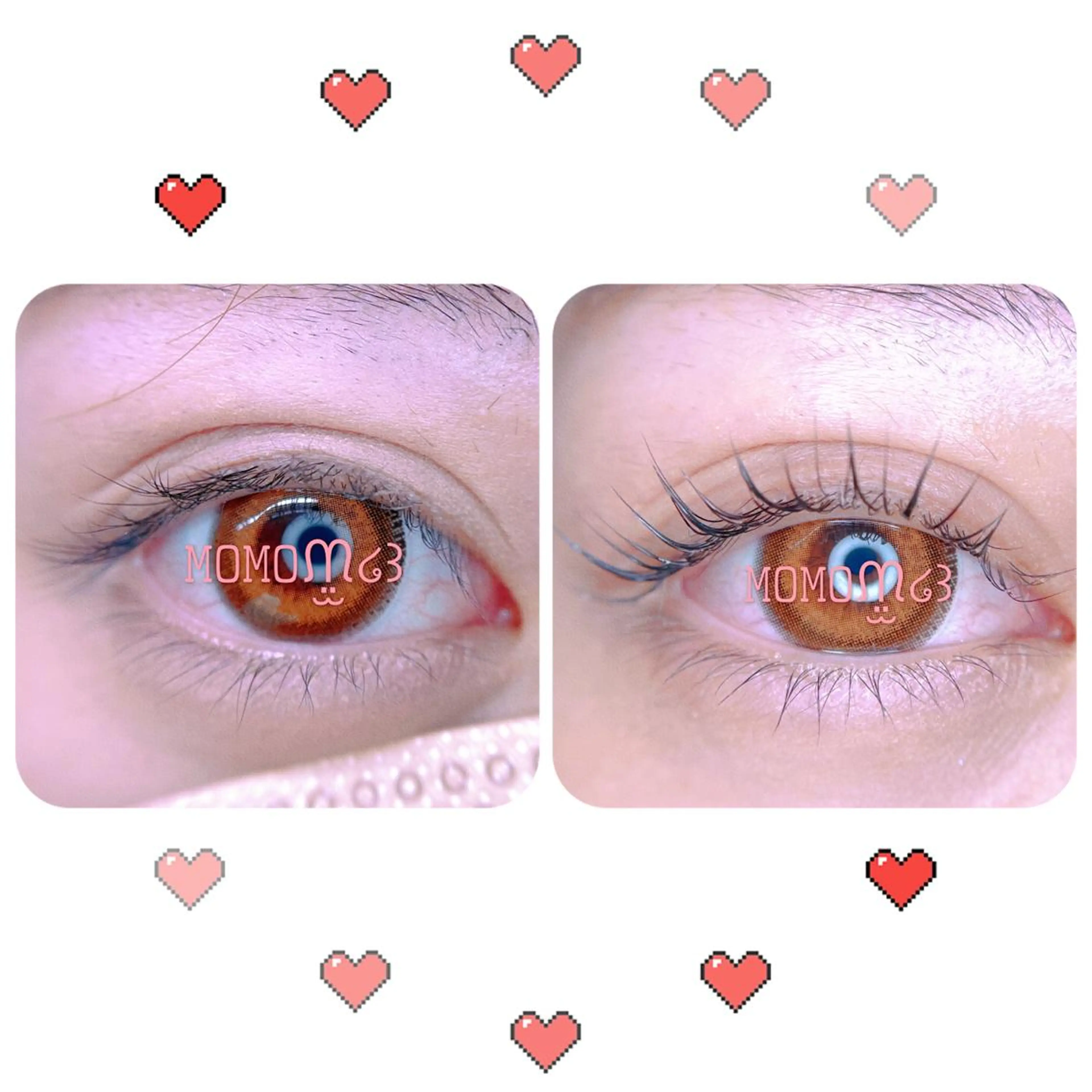 マツエク・マツパ フラットラッシュ ナチュラル パリジェンヌラッシュリフト 下まつげエクステ 一重×まつ毛パーマ モテデザインのプロ モモ🍑のマツエク・マツパデザイン