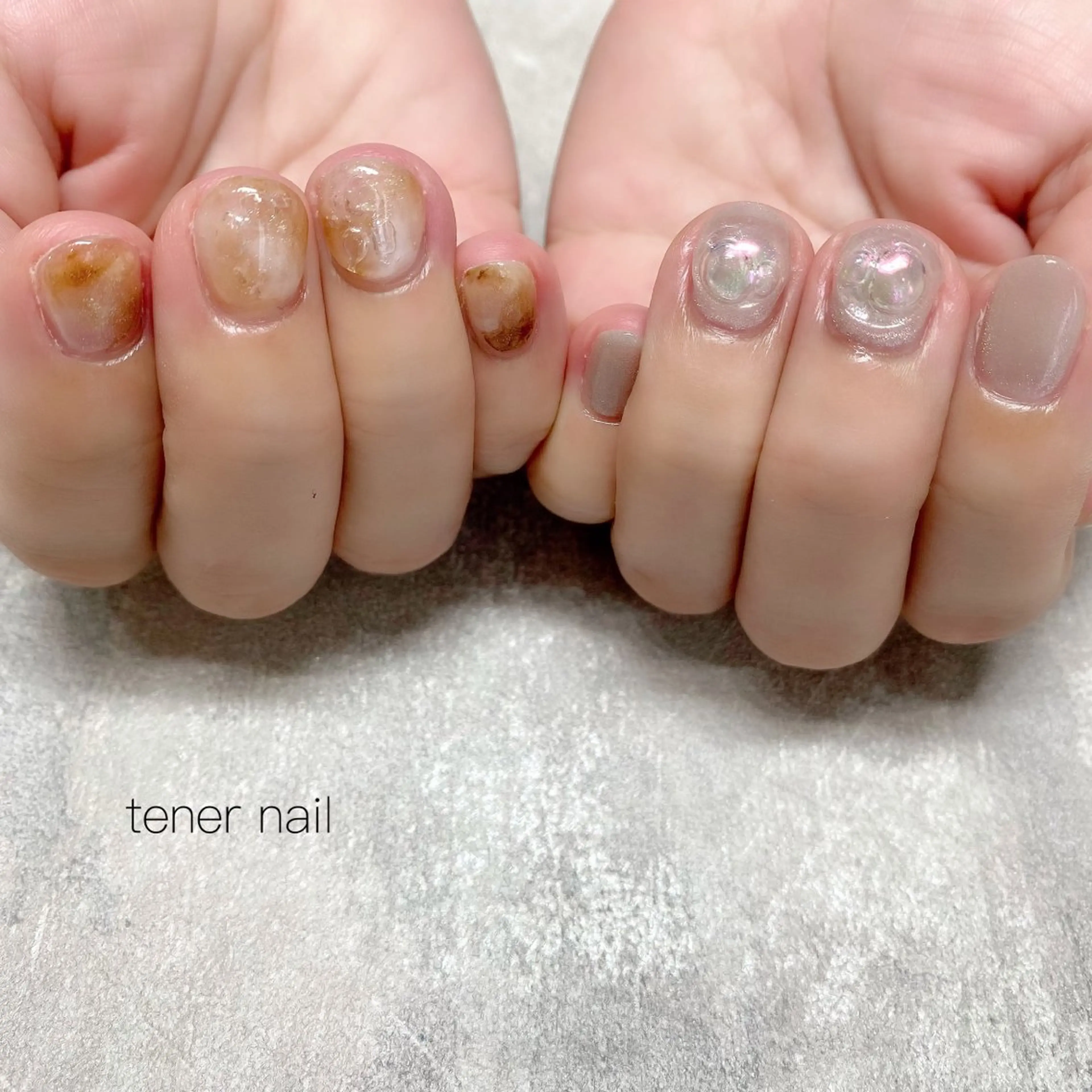 ネイル ぷっくりネイル ハンドネイル tener  nail  テネルネイル所属・テネルネイル tener nailのネイルデザイン