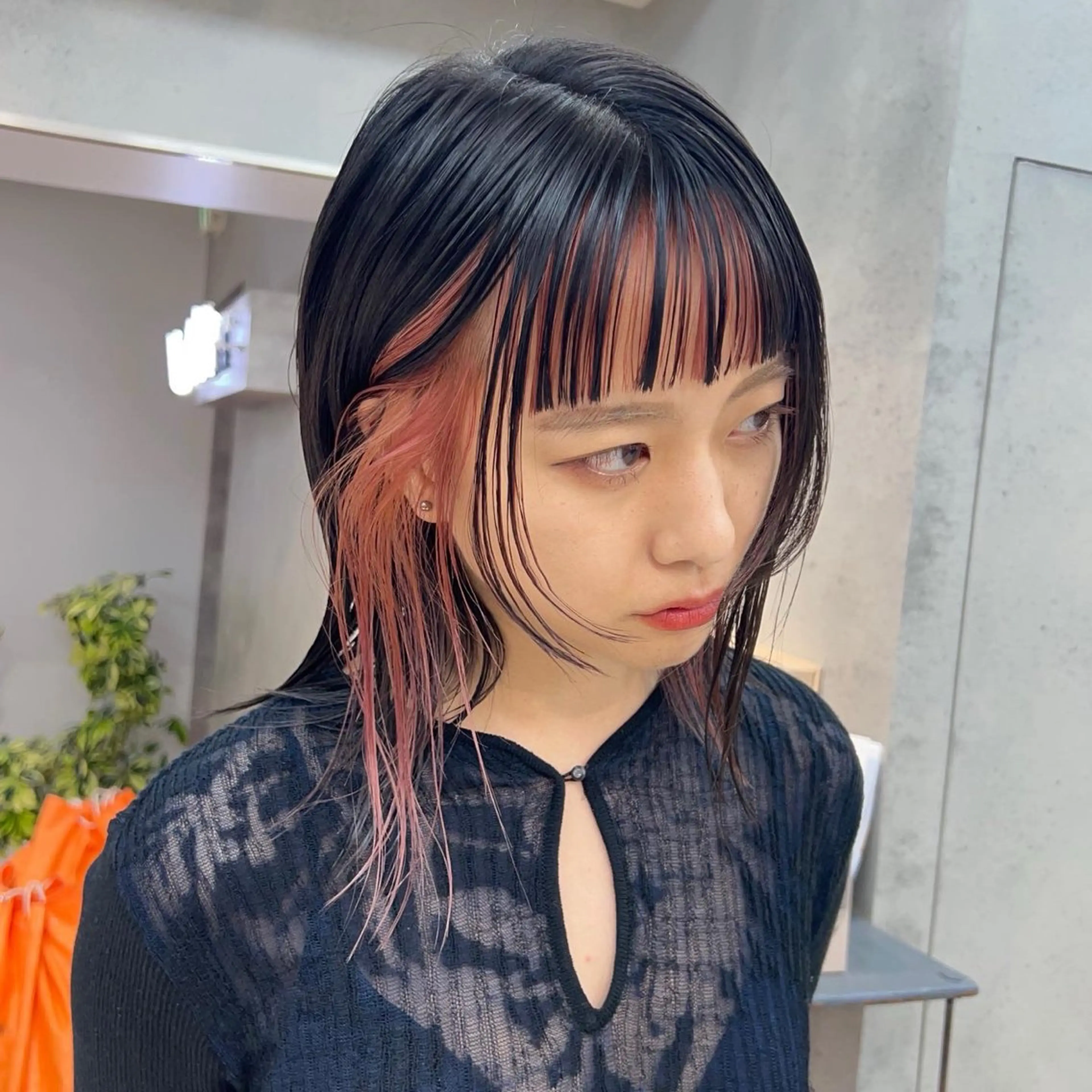 ミディアム カラー ヘアカラー ハイトーンカラー/ さらさのヘアスタイル