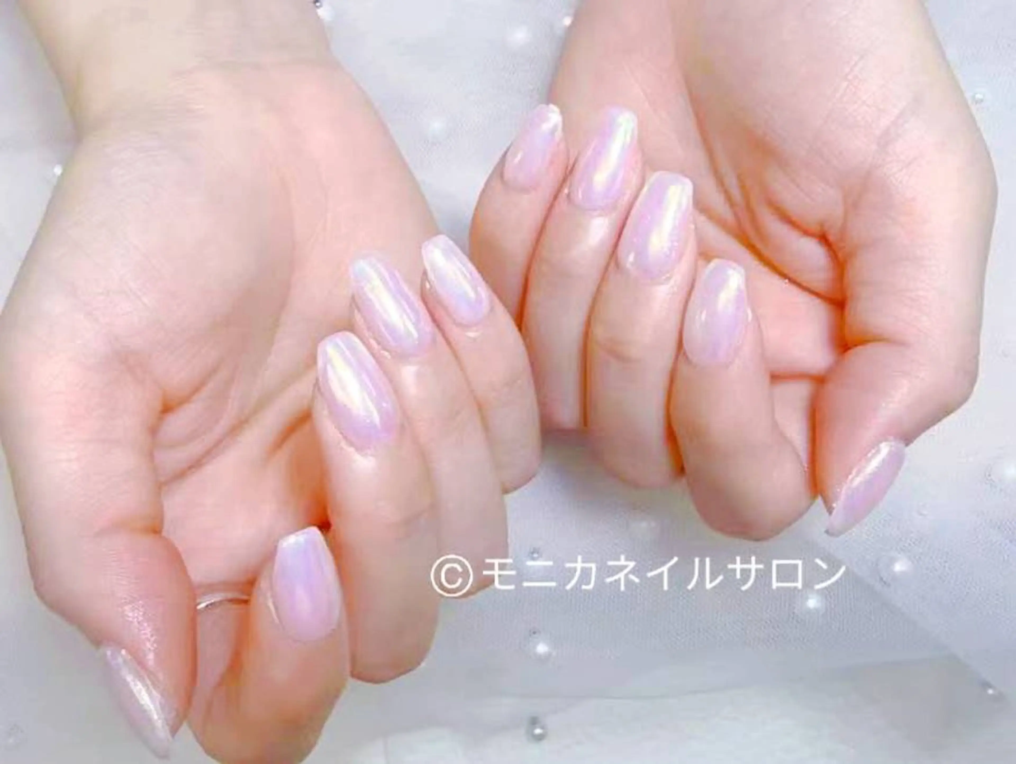 ミラー・オーロラ ワンカラー 🌸※ジェルオフ別途＋500円の写真