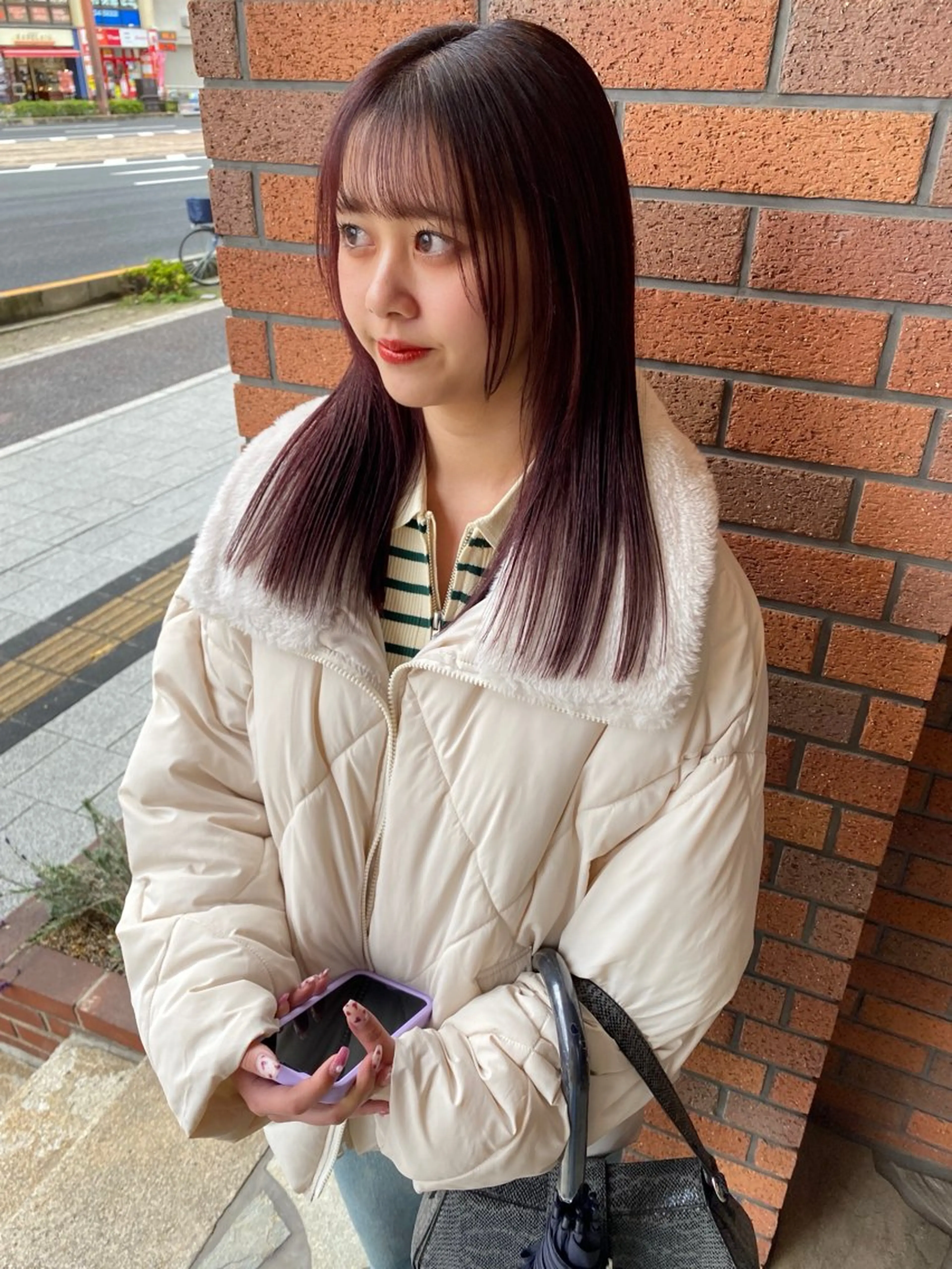 セミロング カラー 広島/ボブ/レイヤー 🌿‬wakabaのヘアスタイル