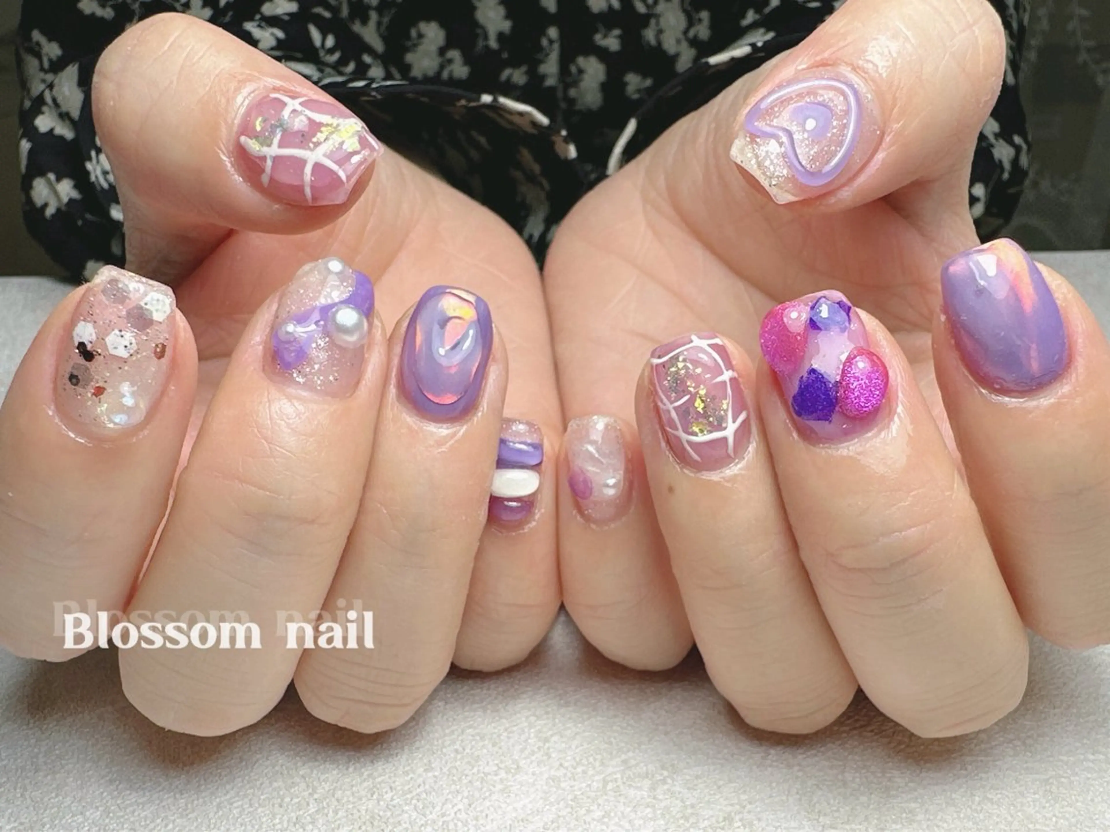 ネイル Blossom  nail所属・A yuのネイルデザイン