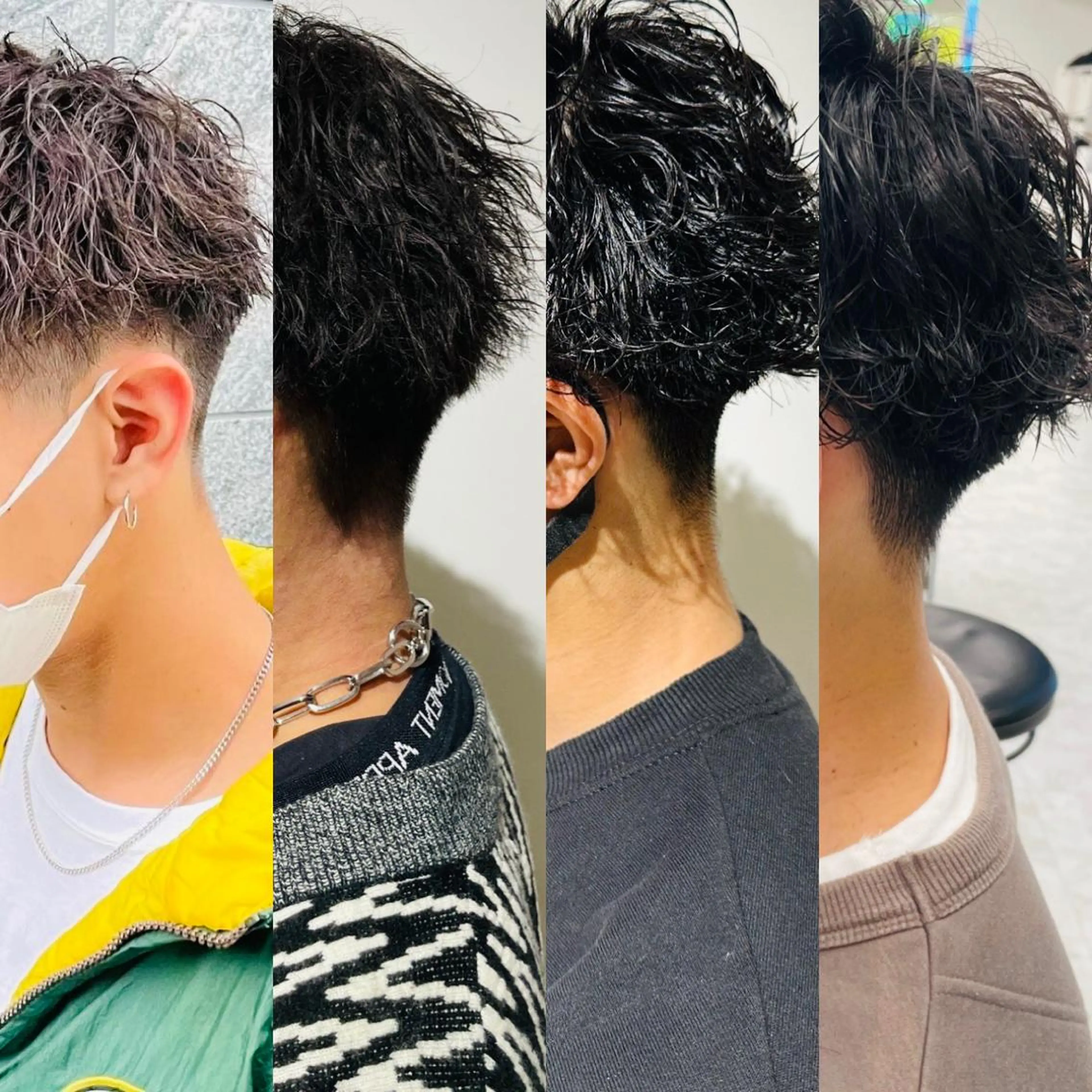 ショート カラー パーマ メンズ 【メンズサロン】 BLUCK 横浜のヘアスタイル