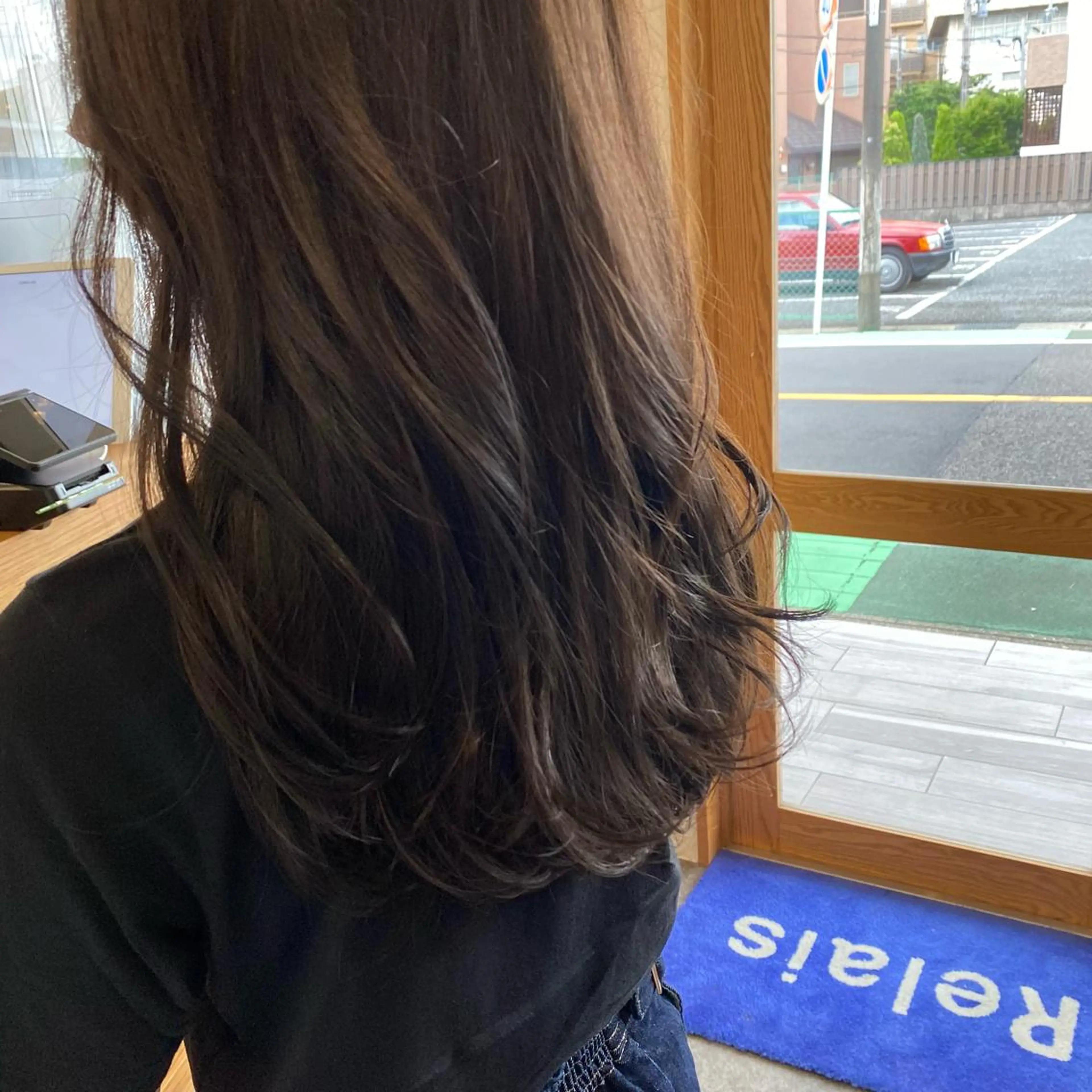 ロング カット ヘアカラー トリートメント 後藤 千絵のヘアスタイル