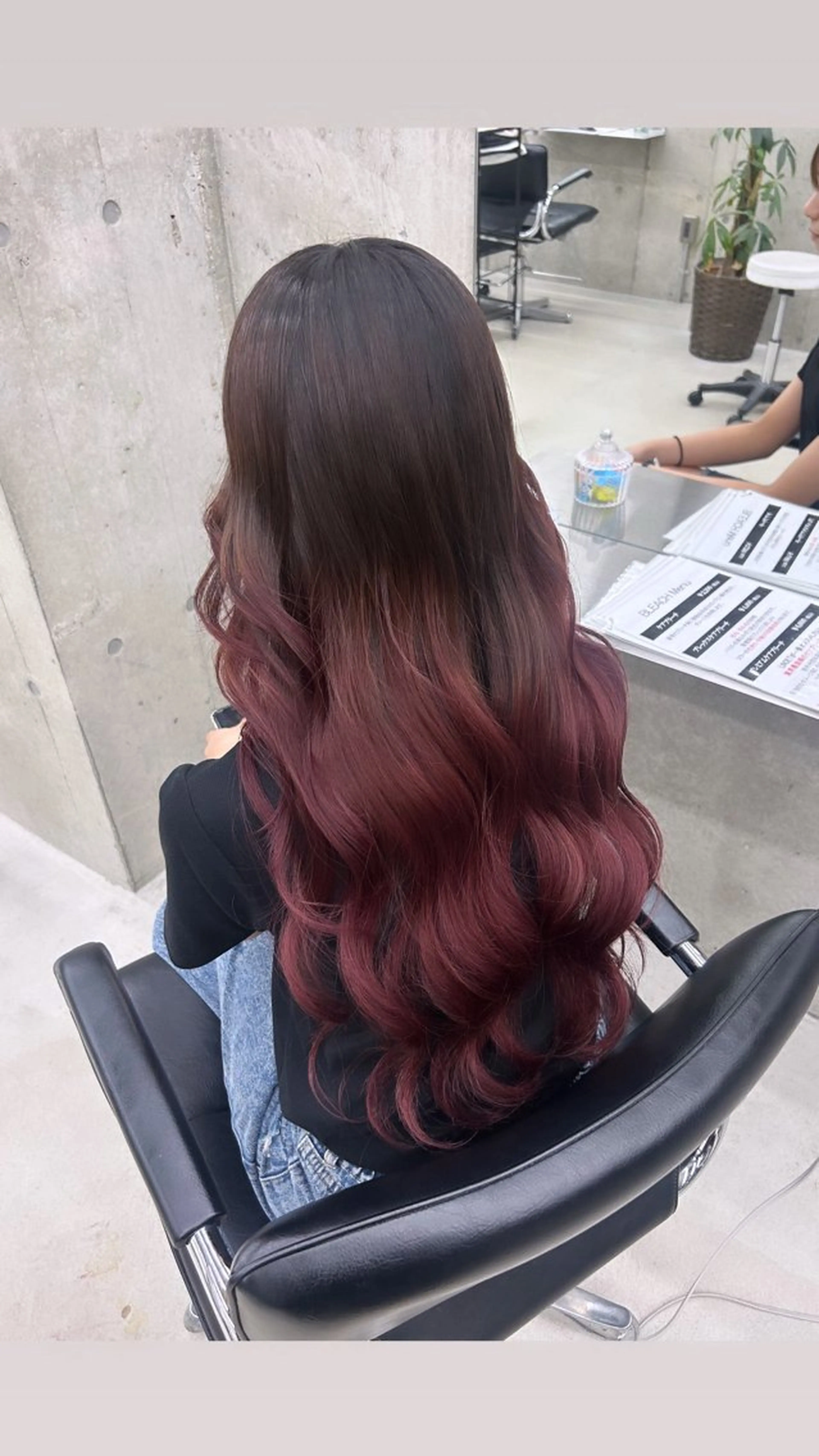 ロング 福田 彩心のヘアスタイル