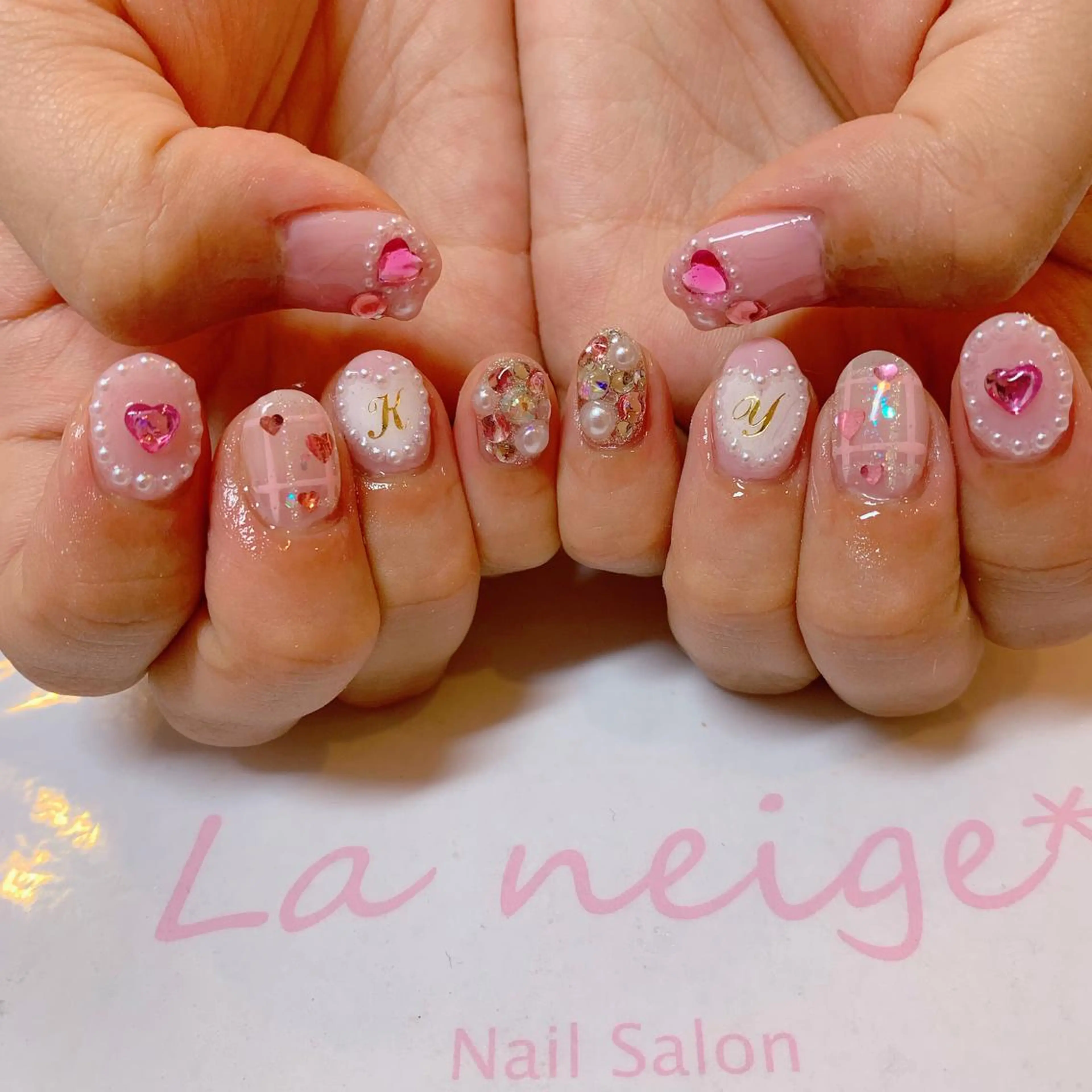 ネイル La neige* yuki 🥯🍑のネイルデザイン