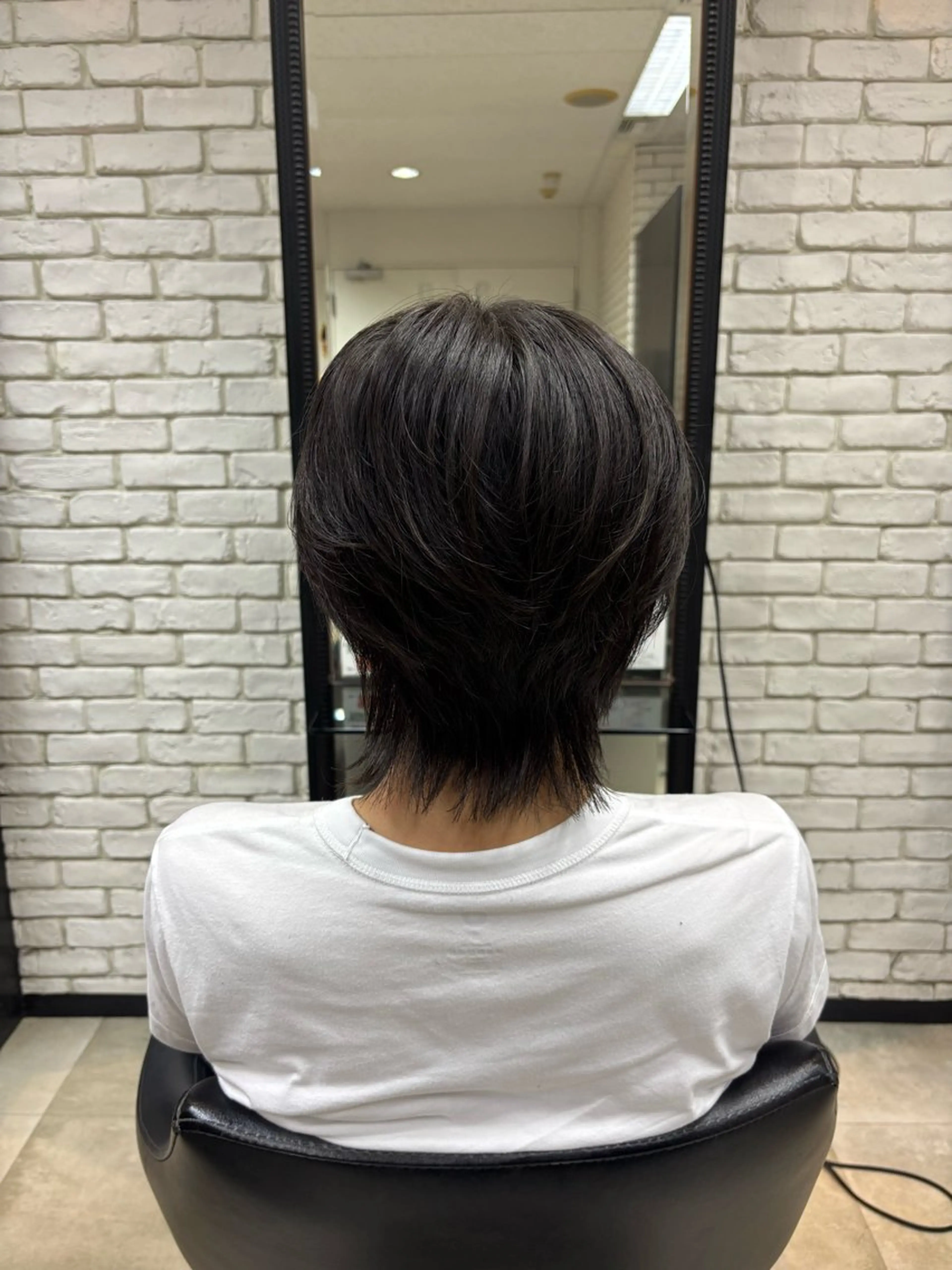 メンズ　ミディアムカットの写真