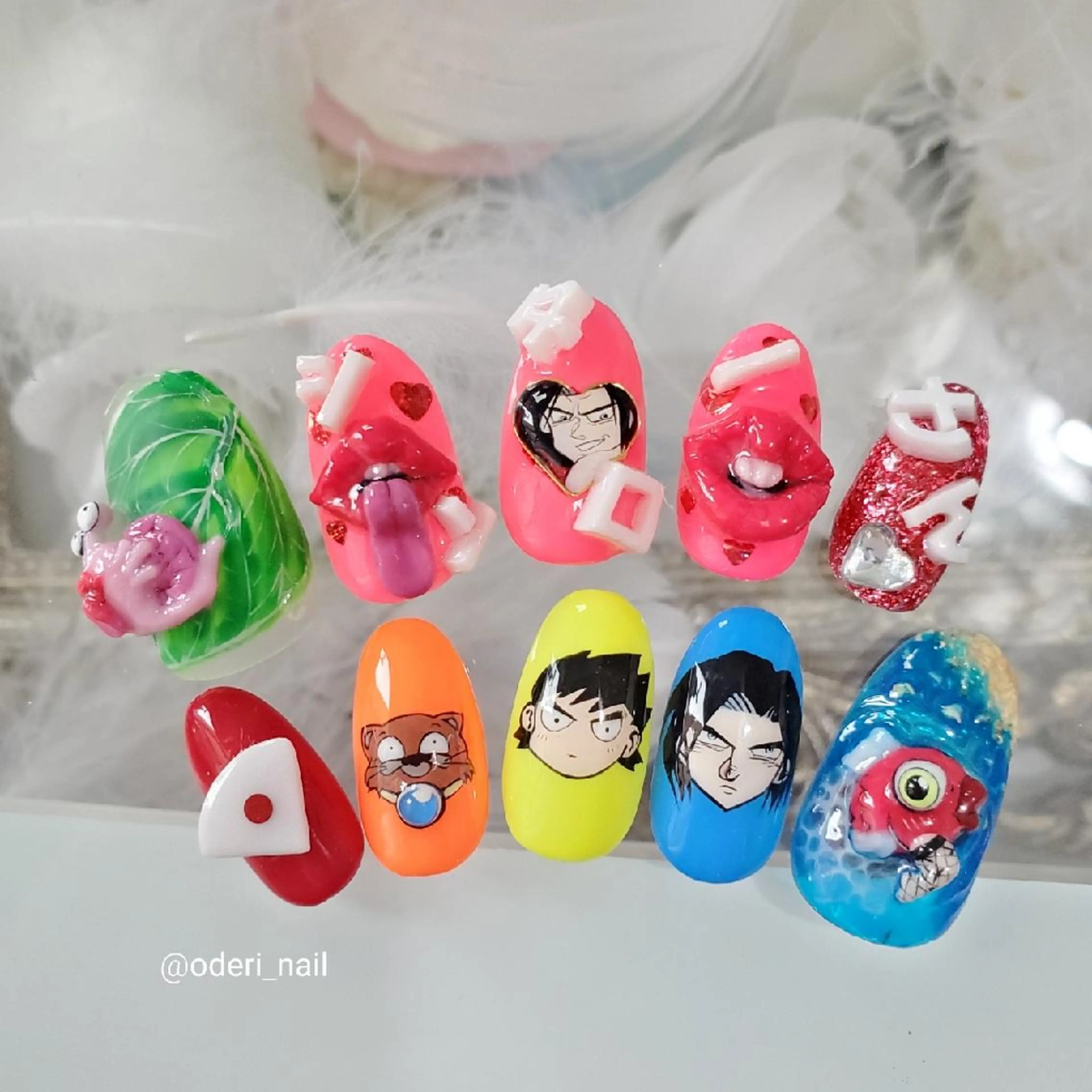 ネイル アートネイル ジェルネイル おで@ oderi_nailのネイルデザイン