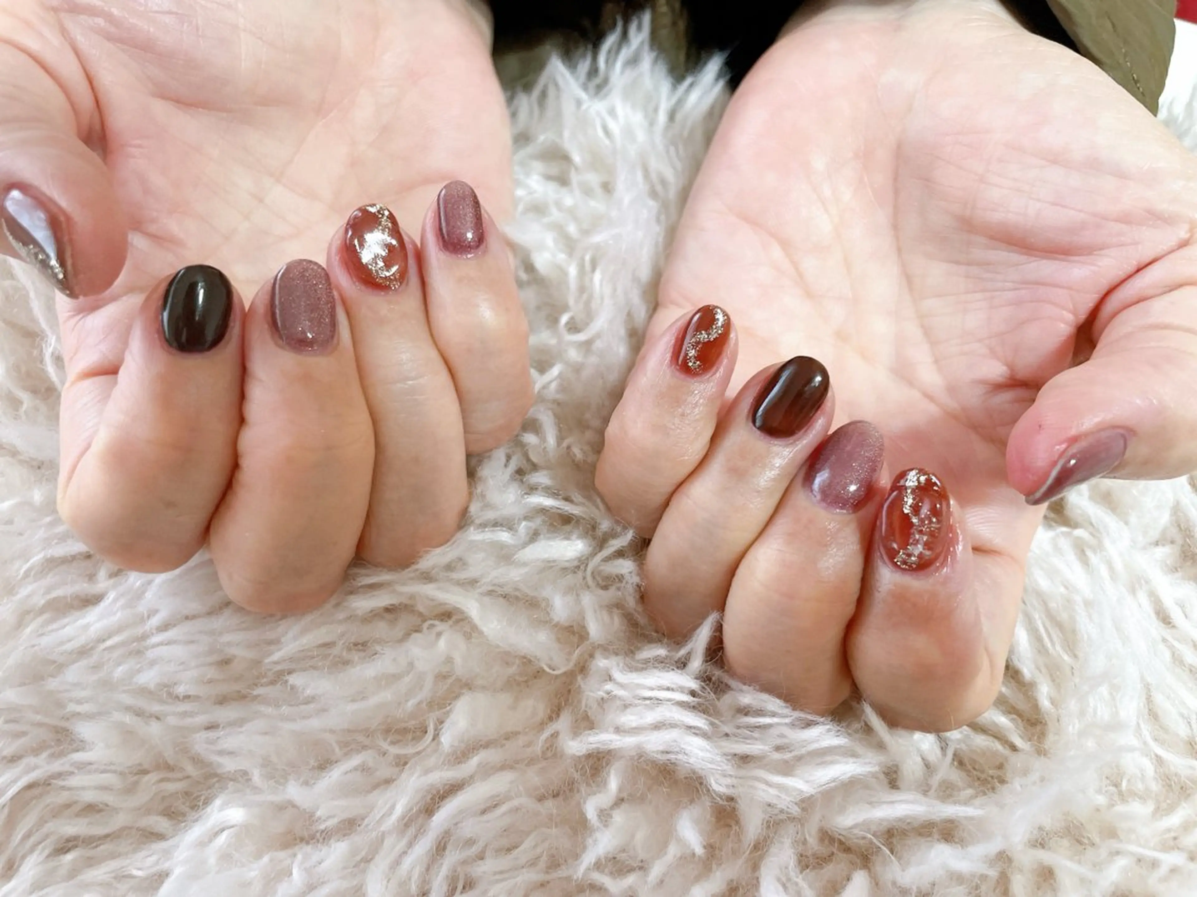 ネイル ジェルネイル 韓国ネイル パラジェル ハンドネイル kikinail 溝の口のネイルデザイン