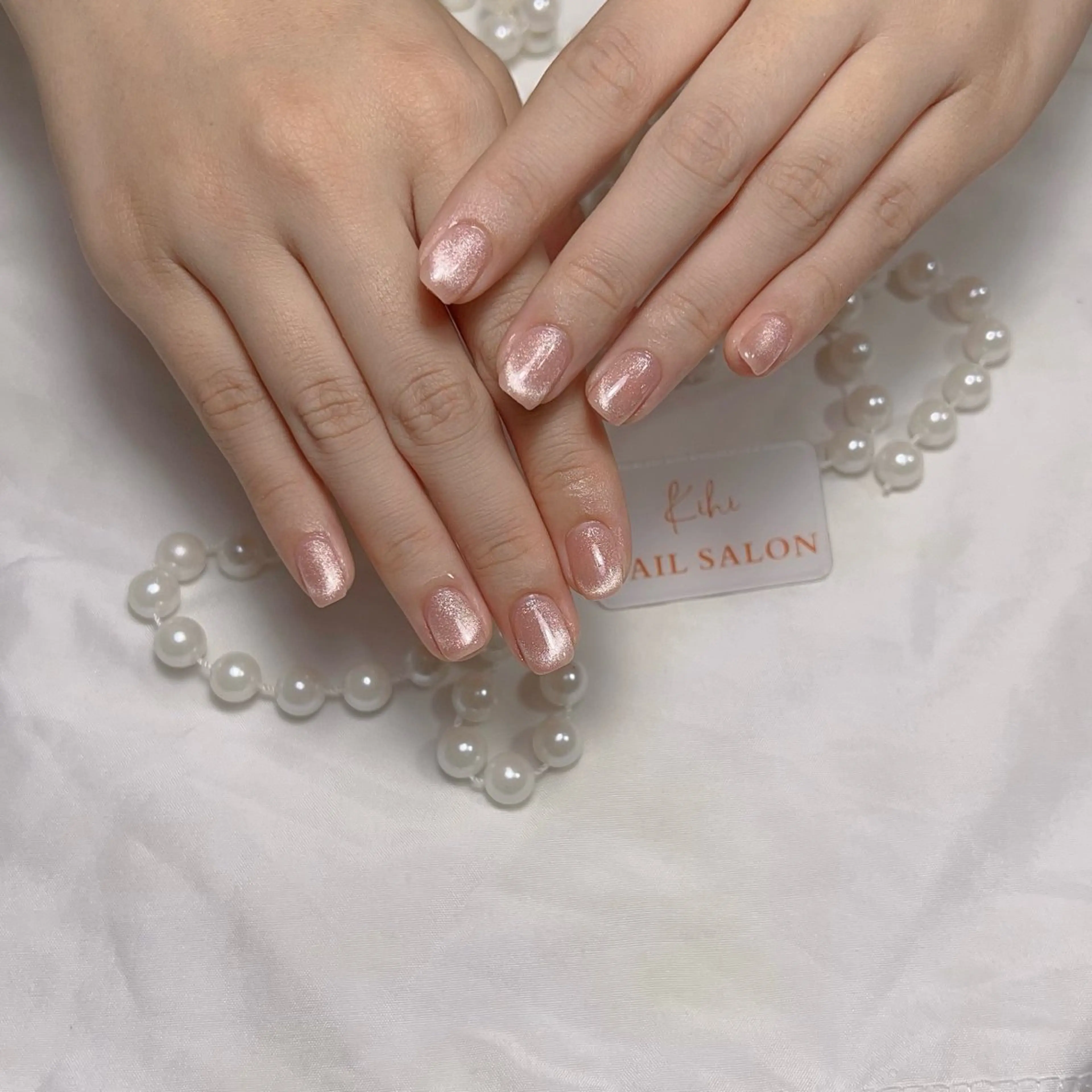 ネイル アートネイル フレンチネイル ジェルネイル グラデーション 韓国ネイル ハンドネイル ハンドケア さくら💮💮 【オフ無料】のネイルデザイン