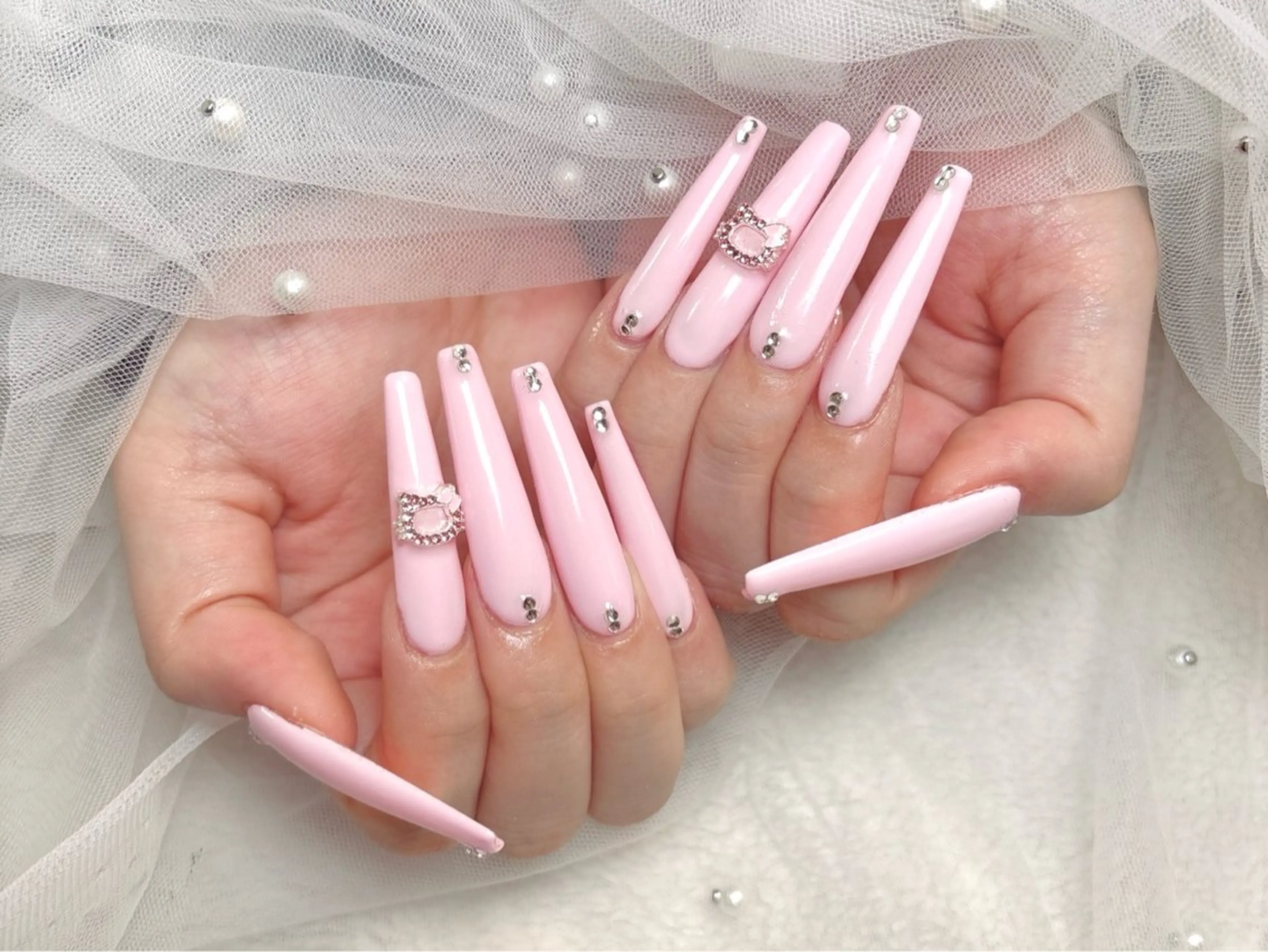 アクリルスカルプマグネット/カラーグラデーション/チークの写真