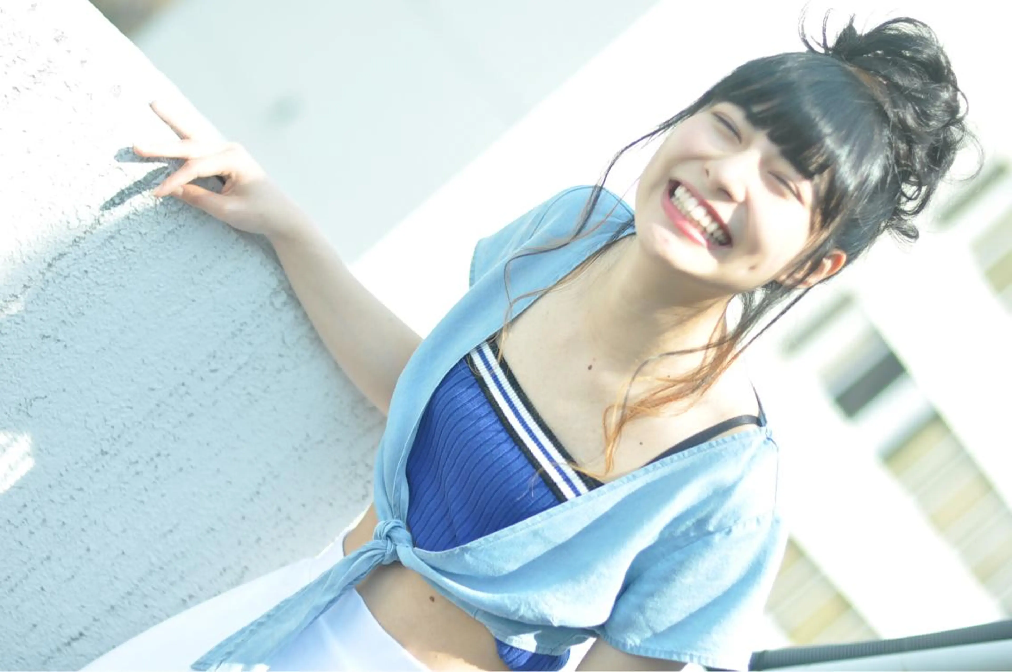 ロング カラー パーマ ヘアアレンジ お団子ヘア 野口 秀人 🦋髪質改善🫧のヘアスタイル