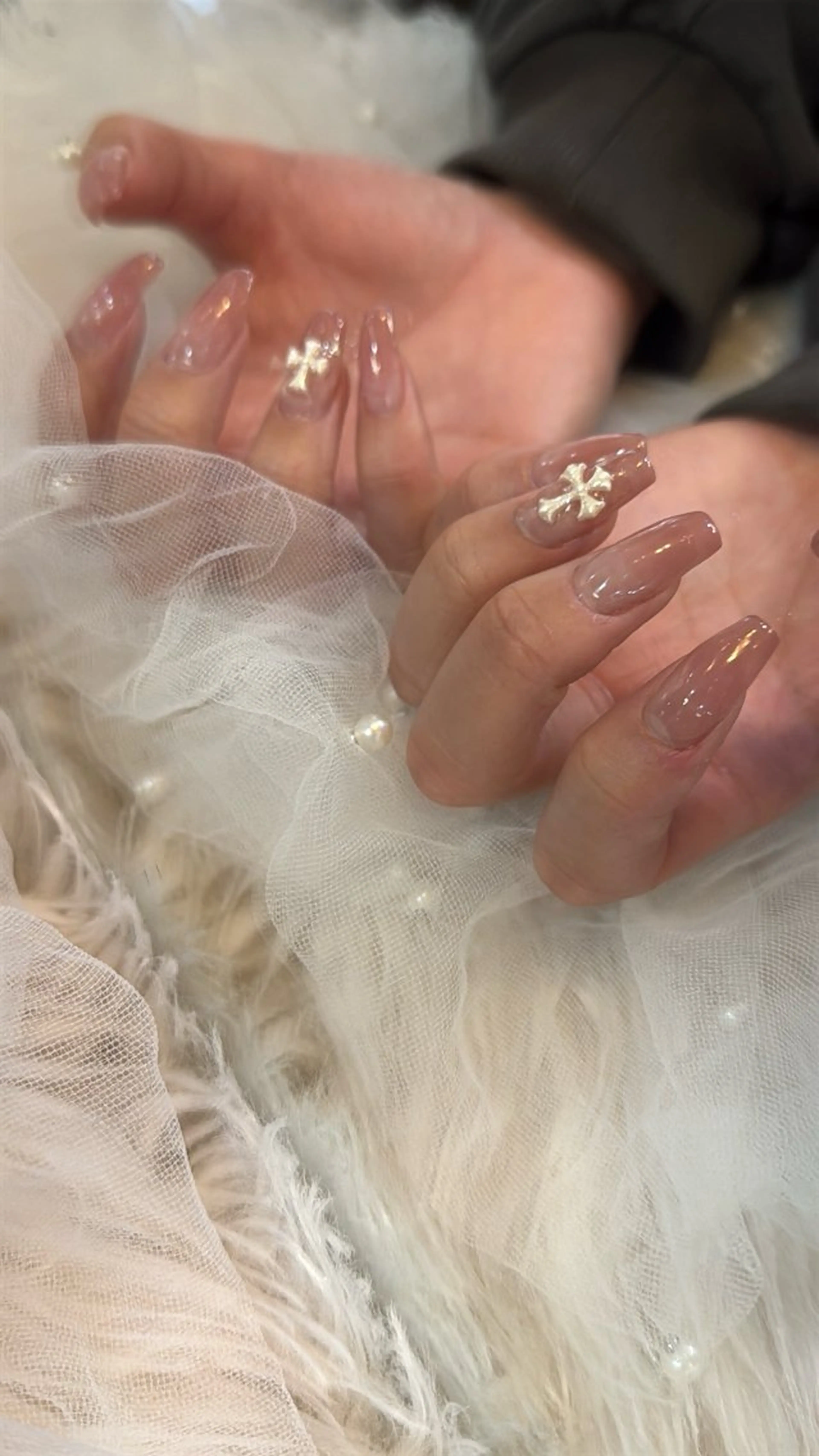 ネイル フラッシュネイル フラッシュマグ フットネイル フレンチネイル 韓国ネイル ハンドネイル SAKU  nail[サクネイル]所属・SAKU nail 作島茜のネイルデザイン