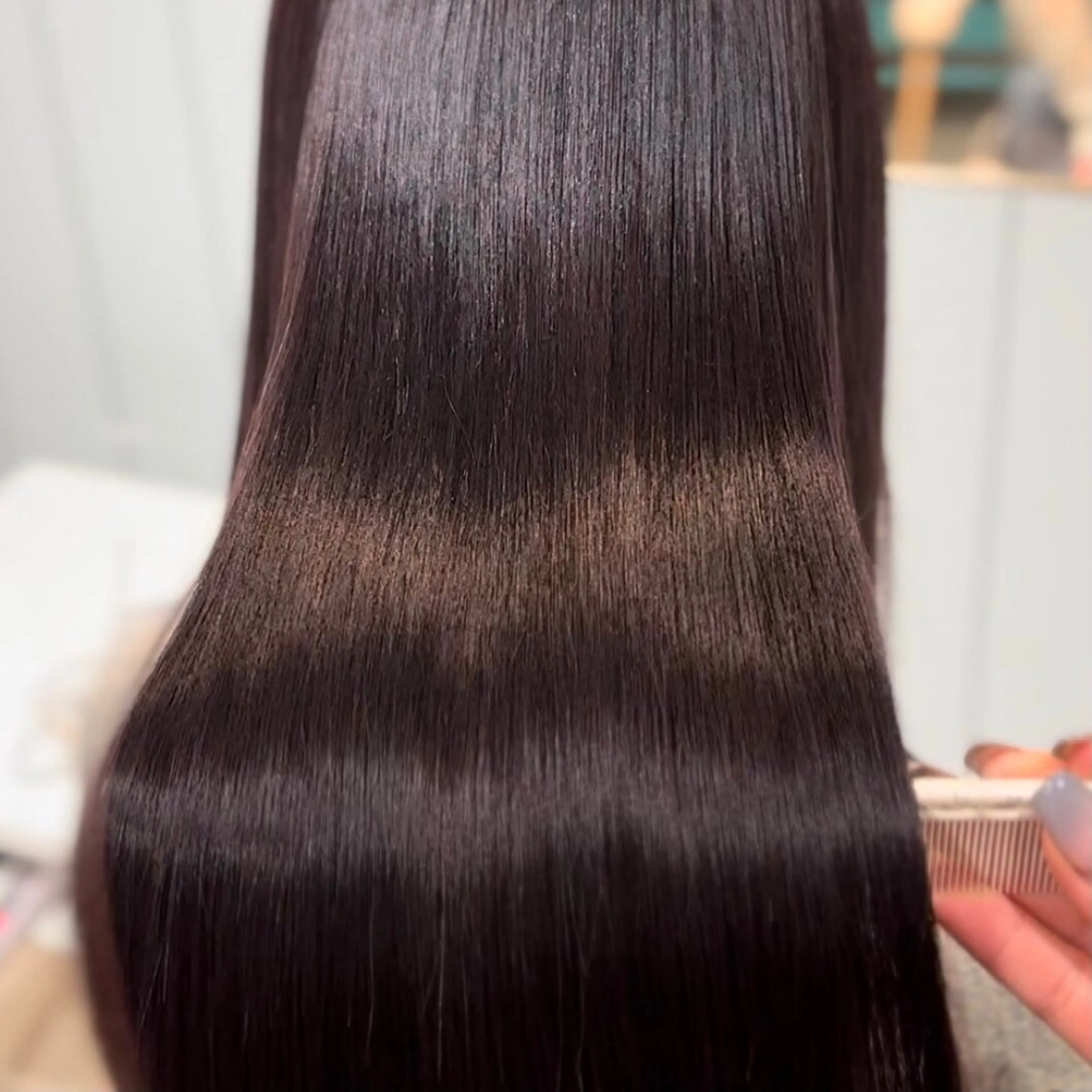 カラー 髪質改善 縮毛矯正 カット ヘアカラー 縮毛矯正 トリートメント 美髪縮毛矯正/髪質 改善/Lecielのヘアスタイル