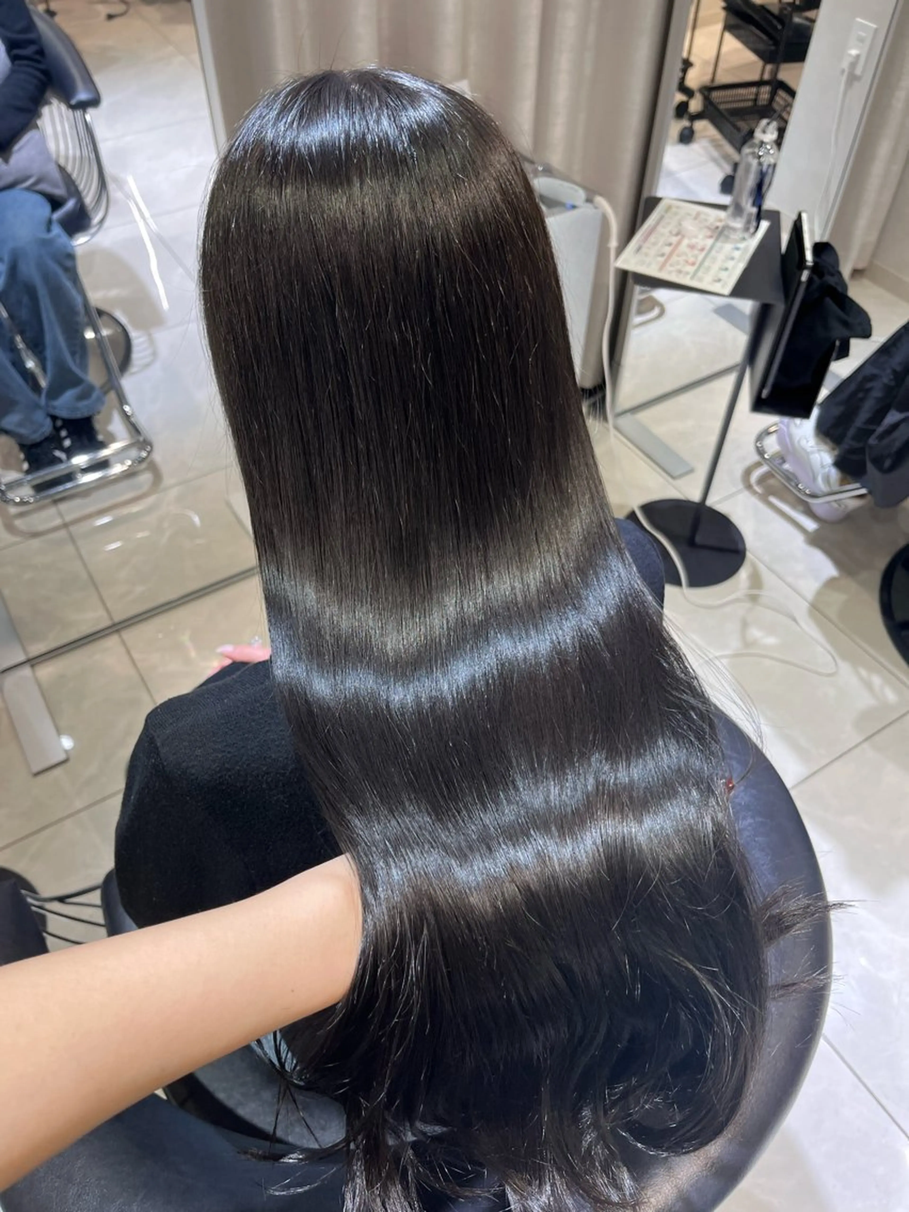 透明感ツヤカラー➕オージュアトリートメント🌱の写真