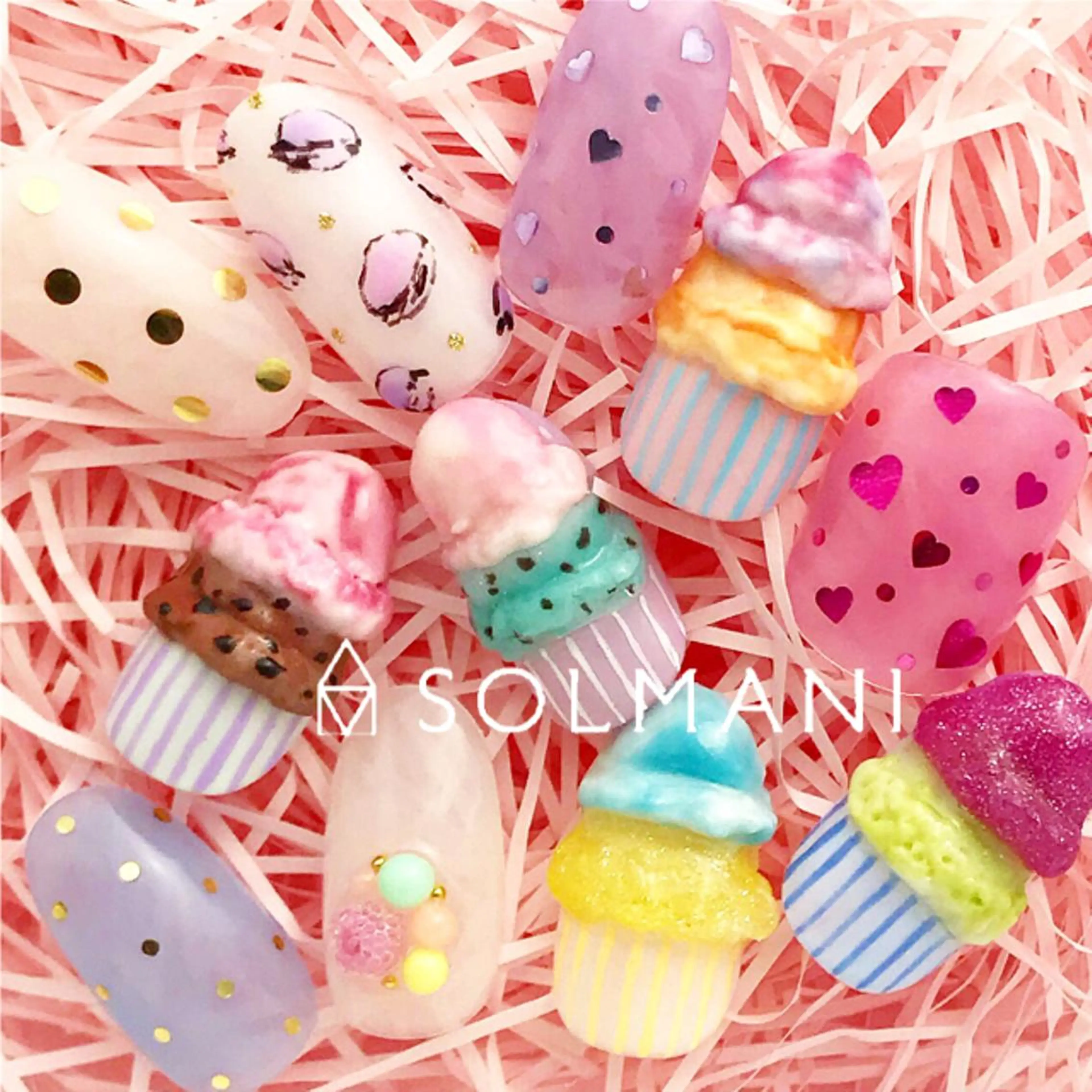 ネイル SOLMANI 予約担当のネイルデザイン